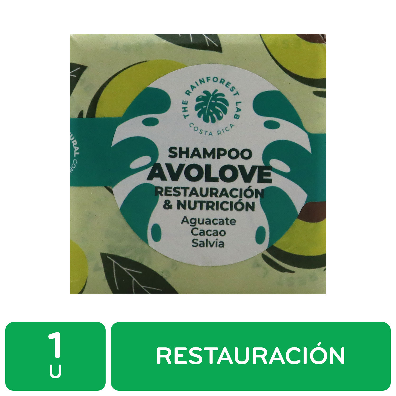 Shampoo Natural Frida Rapacion Y Suavidad The Rainforest Lab Caja 80 G