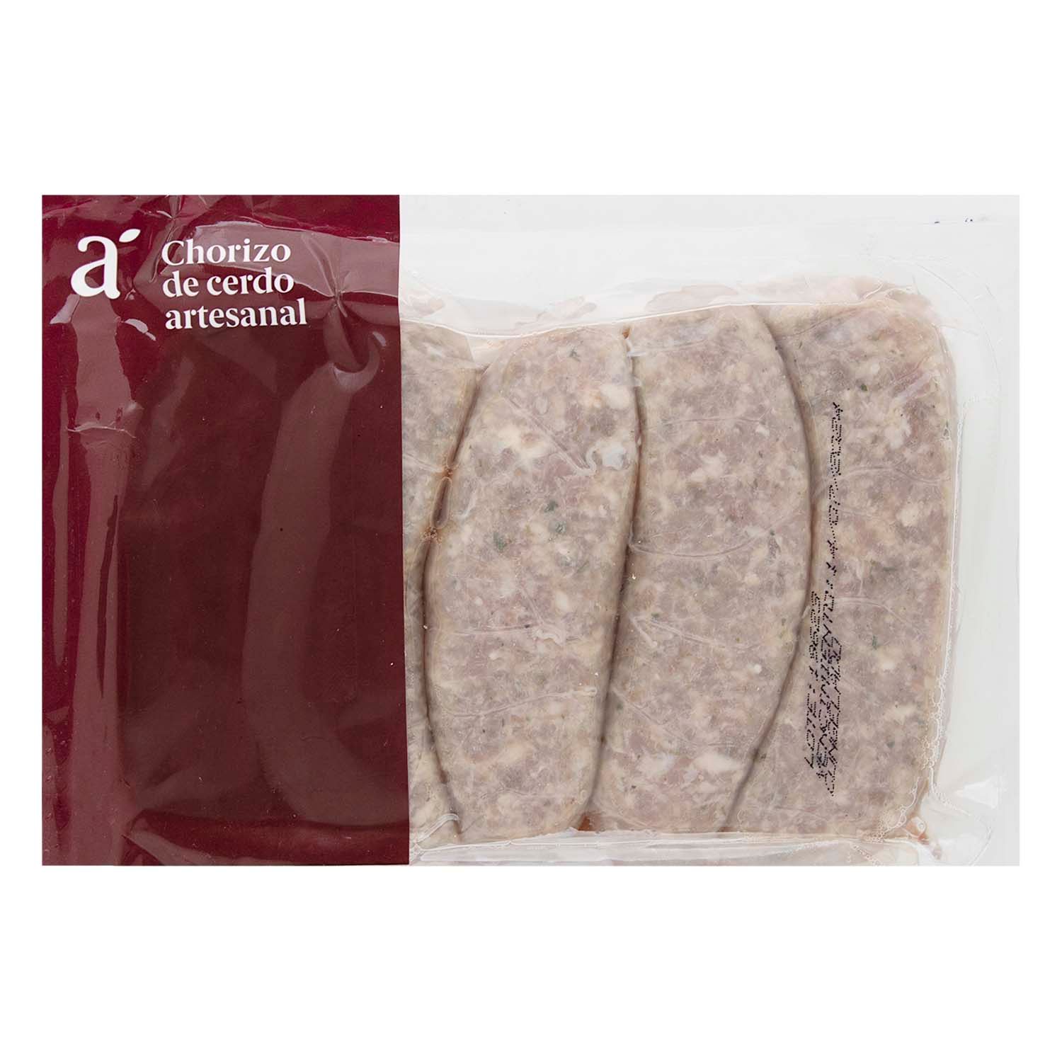 Chorizo De Cerdo Artesanal Auto Mercado Paquete 500 G