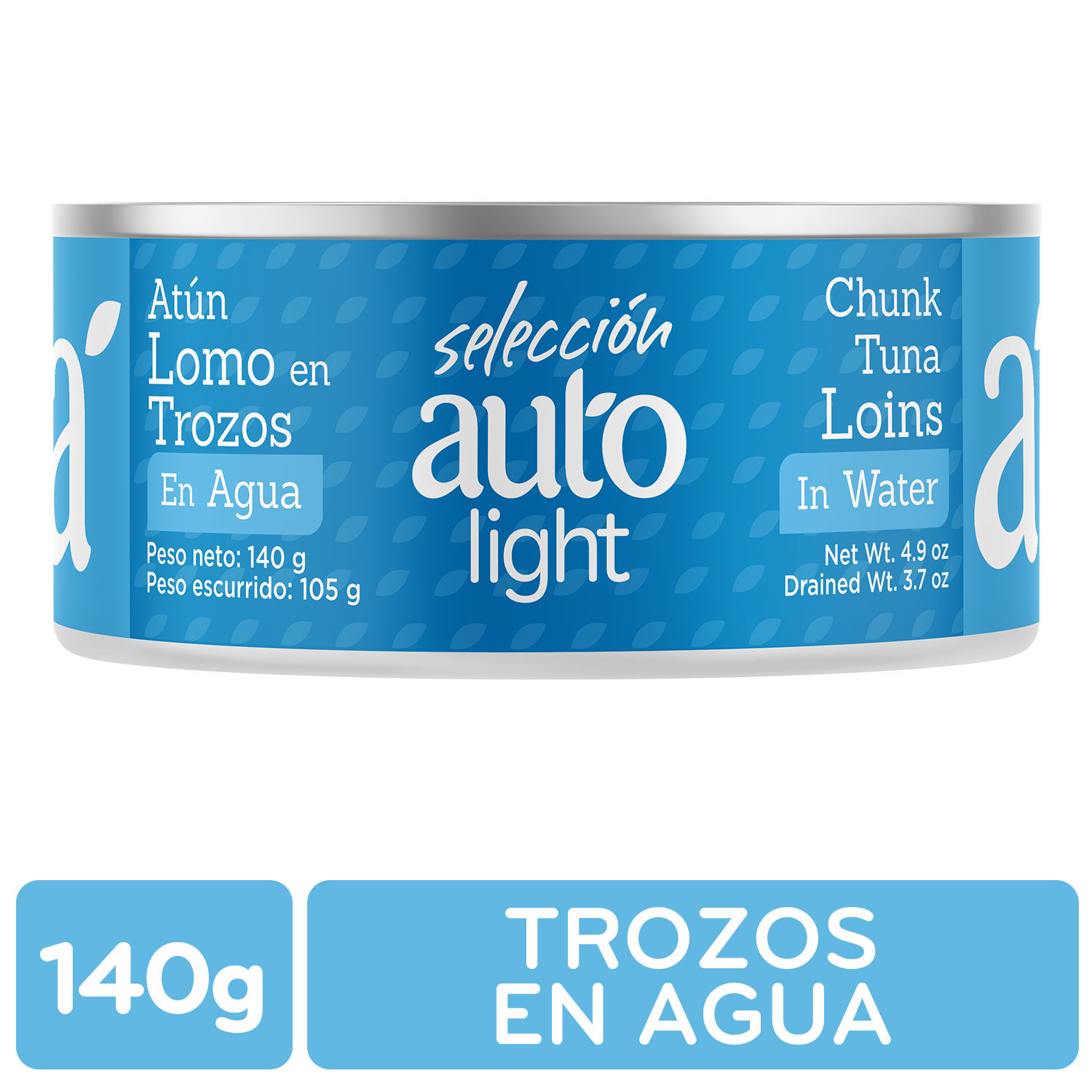 Atun Lomo Trozos Agua Selección Auto Lata 140 G