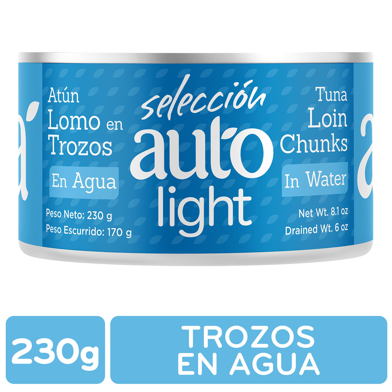 Atun Lomo Trozos Agua Selección Auto Lata 230 G