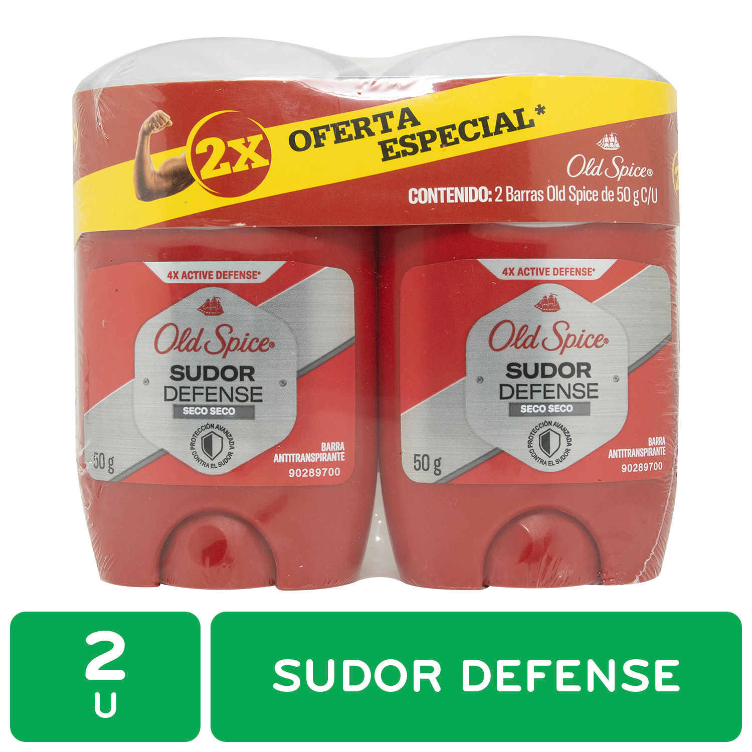 Desodorante Barra Sudor Defense 2u Old Spice