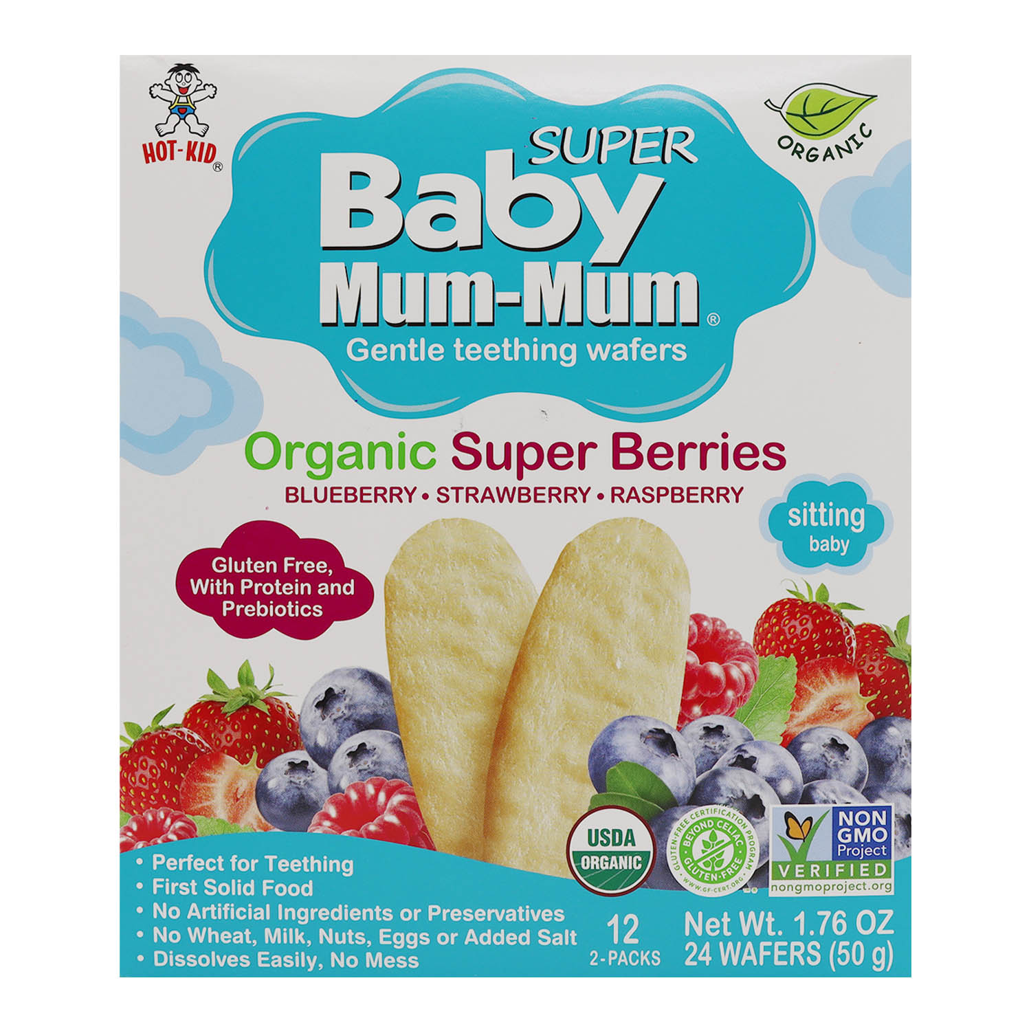 Galleta Bayas Baby Mum Mum Caja 50 G