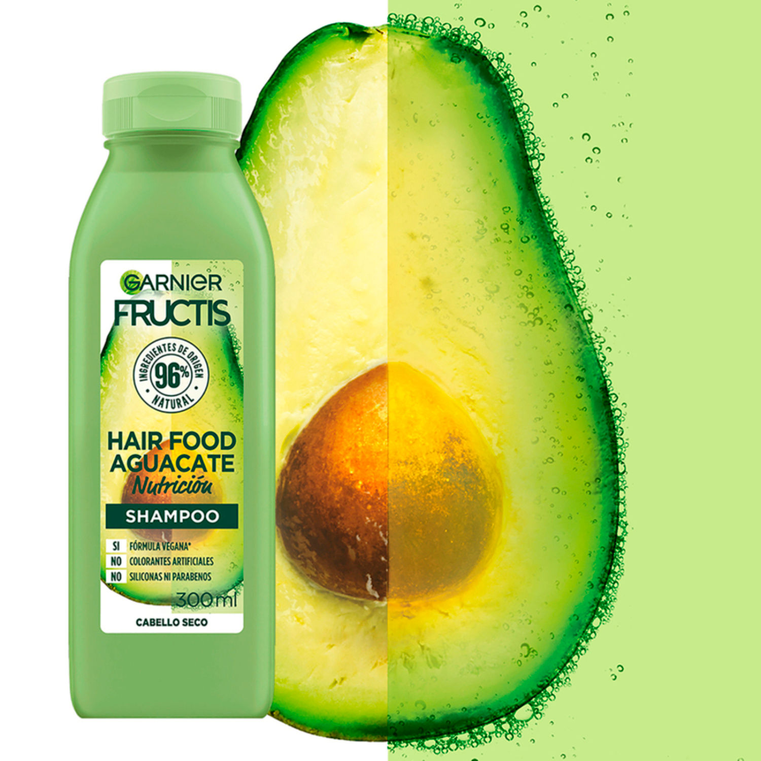 Shampoo Natural Nutricion Hair Food Aguacate Fructis