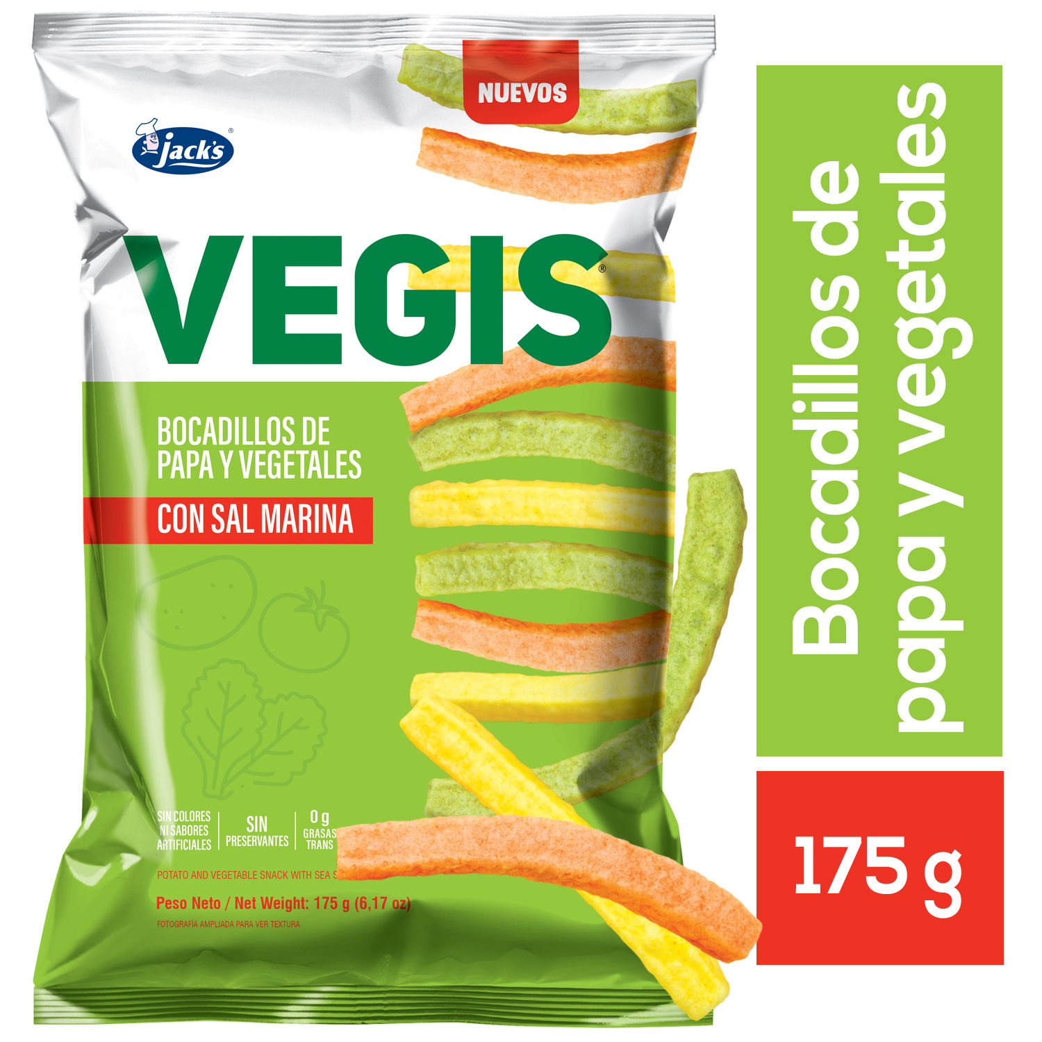 Bocadillo Palito Vegis Jacks