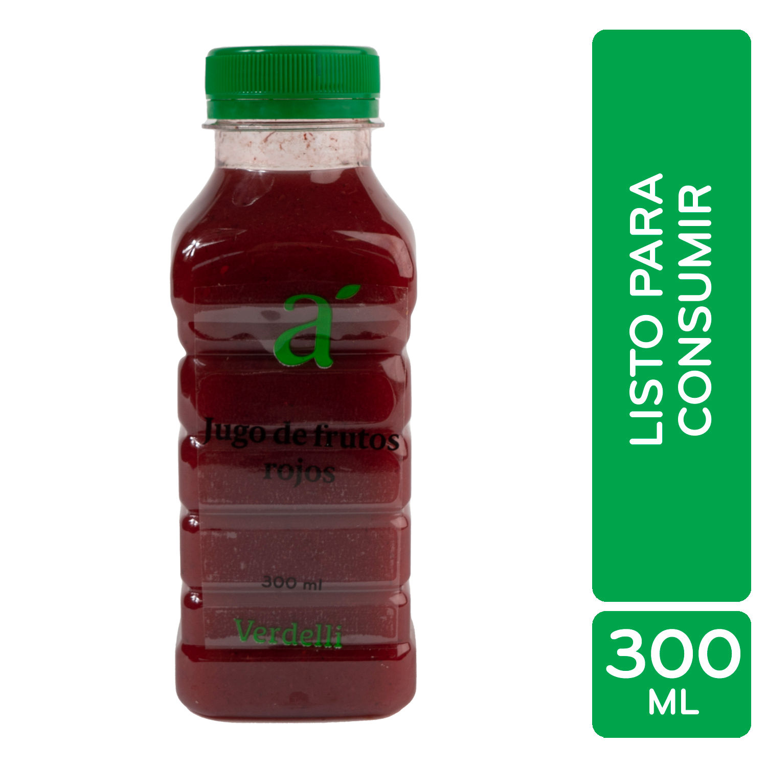 Jugo Frutos Rojos Auto Mercado Envase 300 Ml