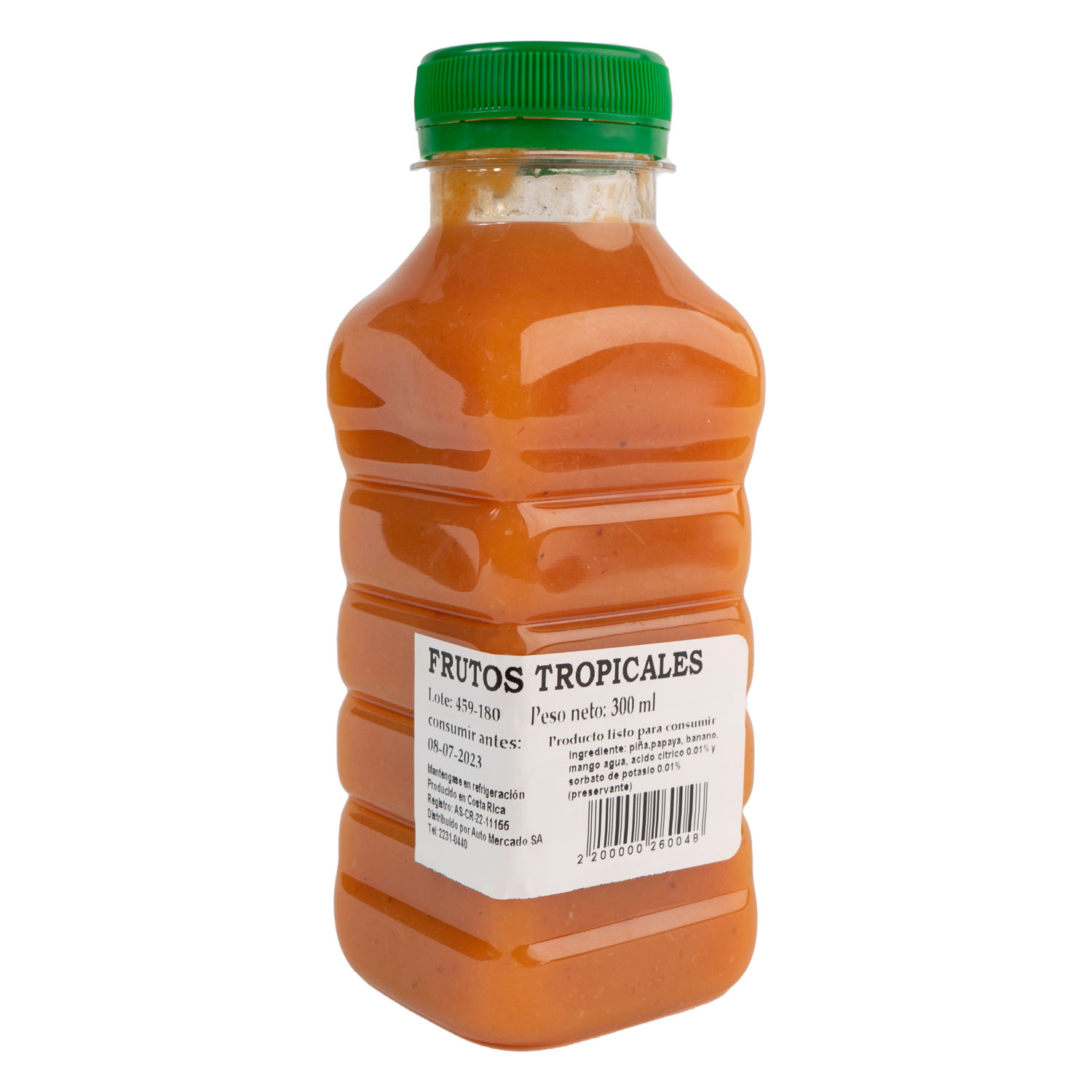 Jugo Frutos Tropicales Auto Mercado Envase 300 Ml