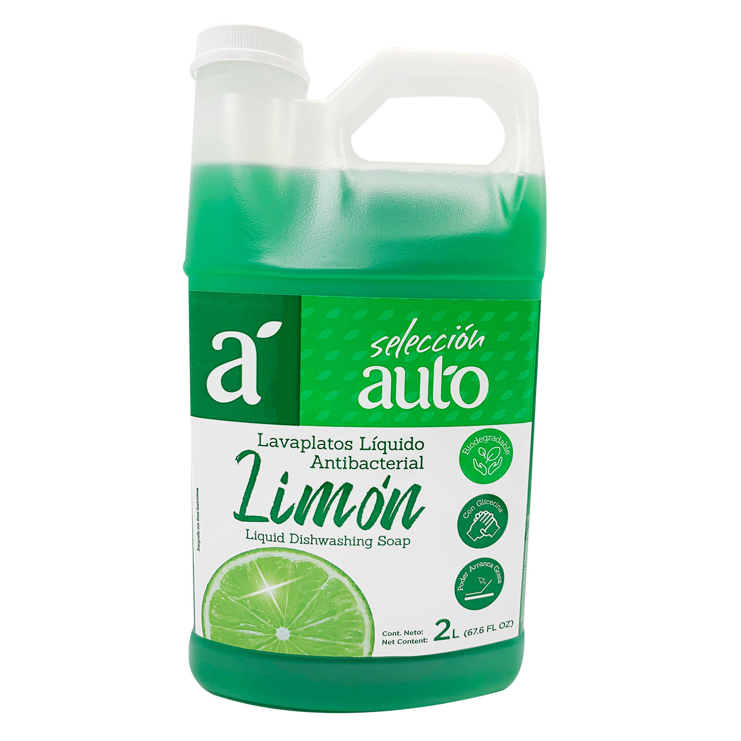 Lavaplatos Liquido Limon Seleccion Auto Envase 2000 Ml