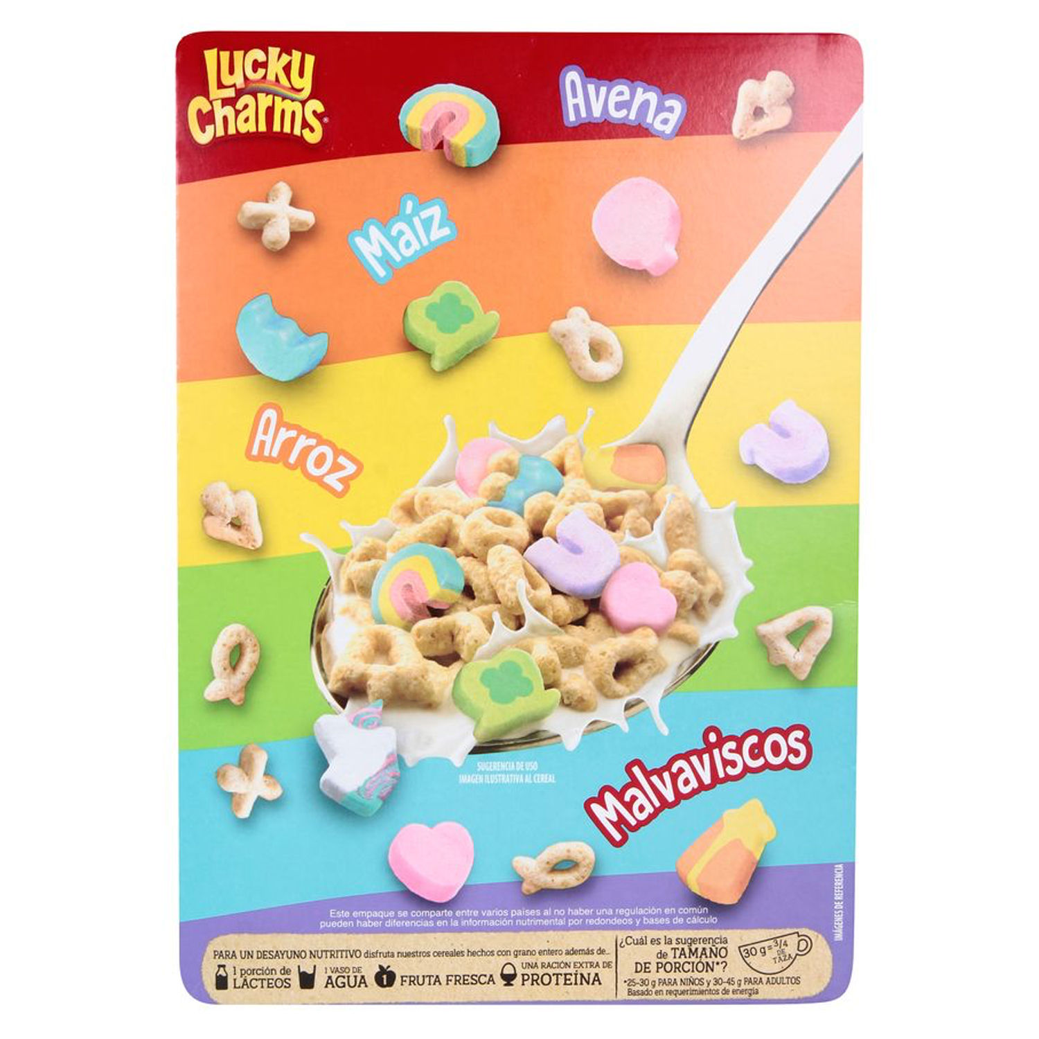 Cereal Lucky Charms de avena con malvaviscos 290 g