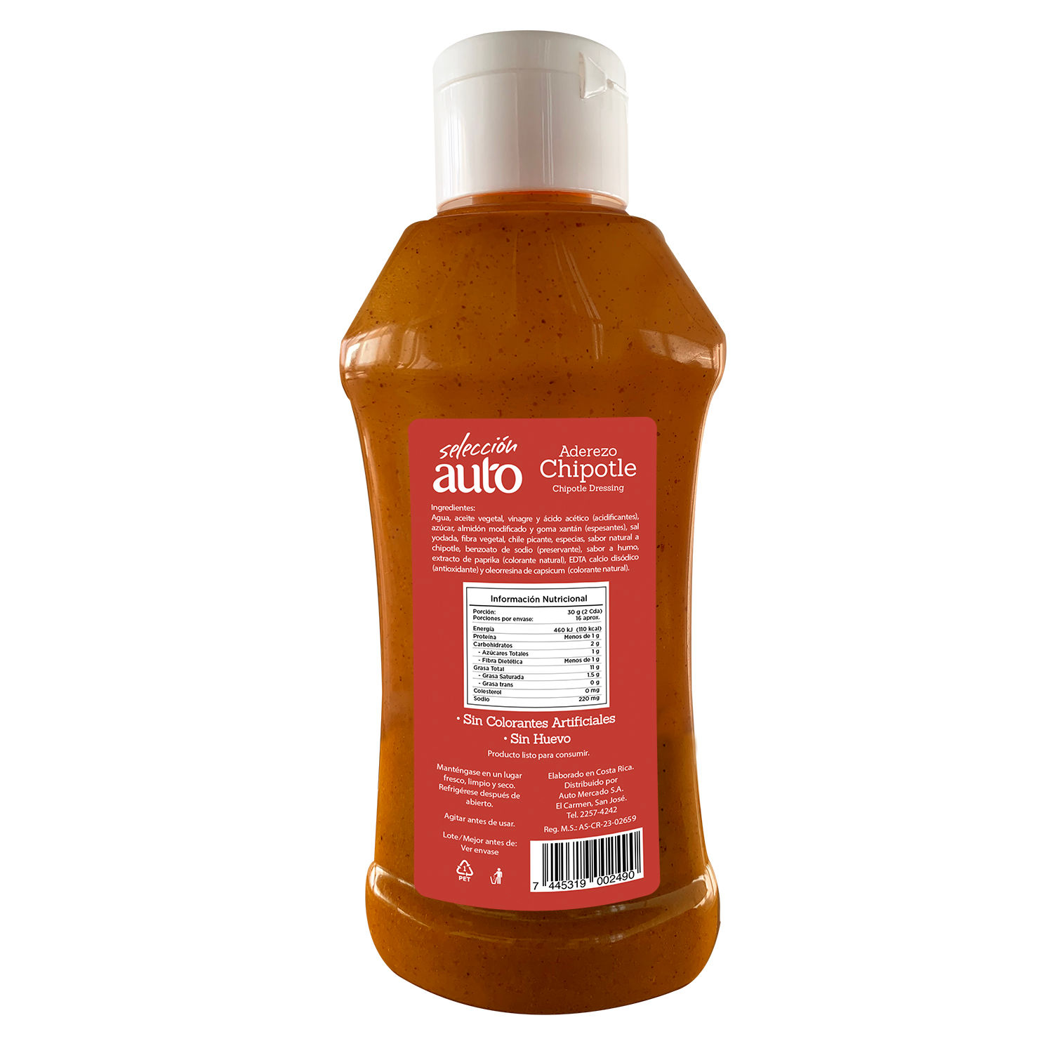 Aderezo Chipotle Selección Auto Envase 500 G