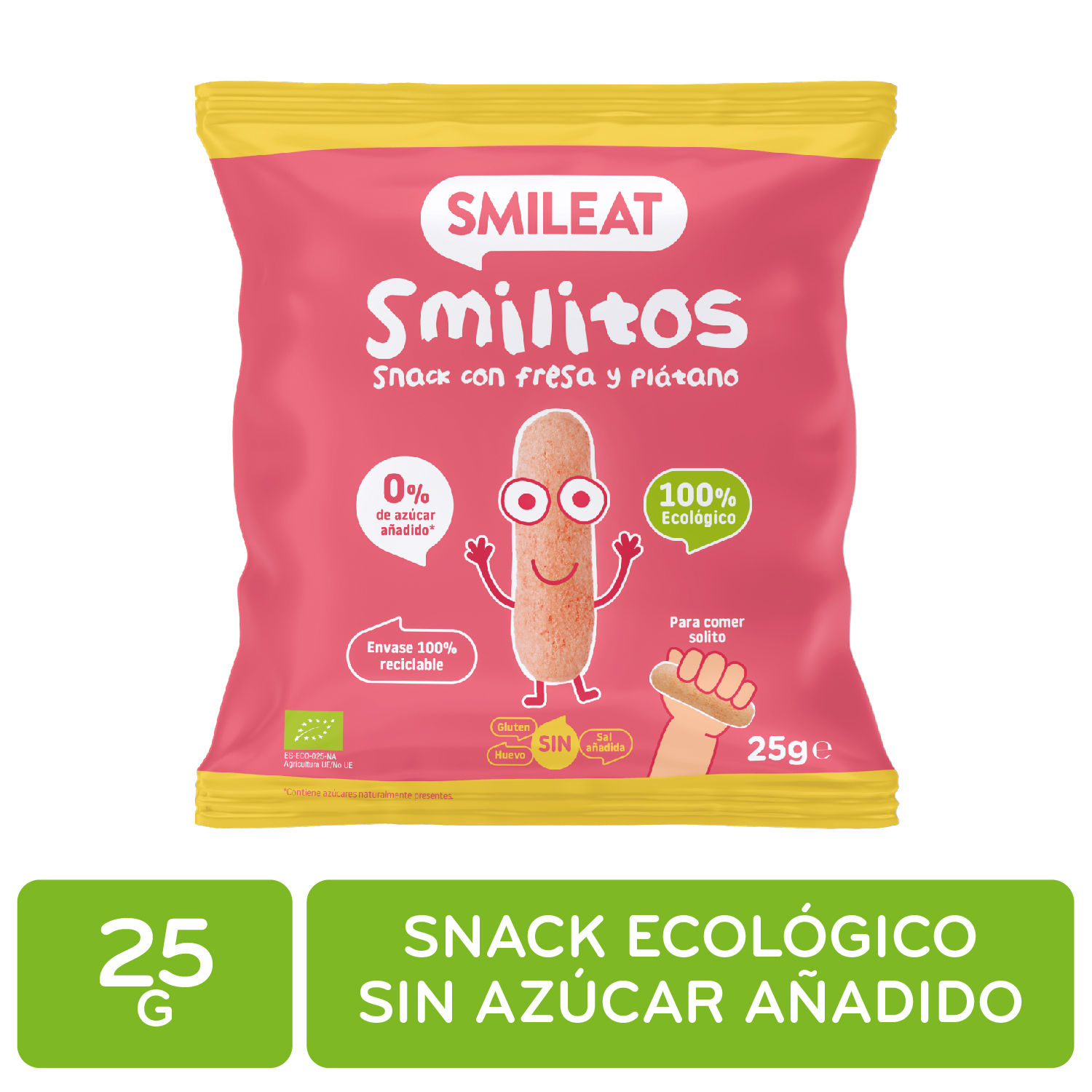 Bocadillo Fresa Banano Smileat