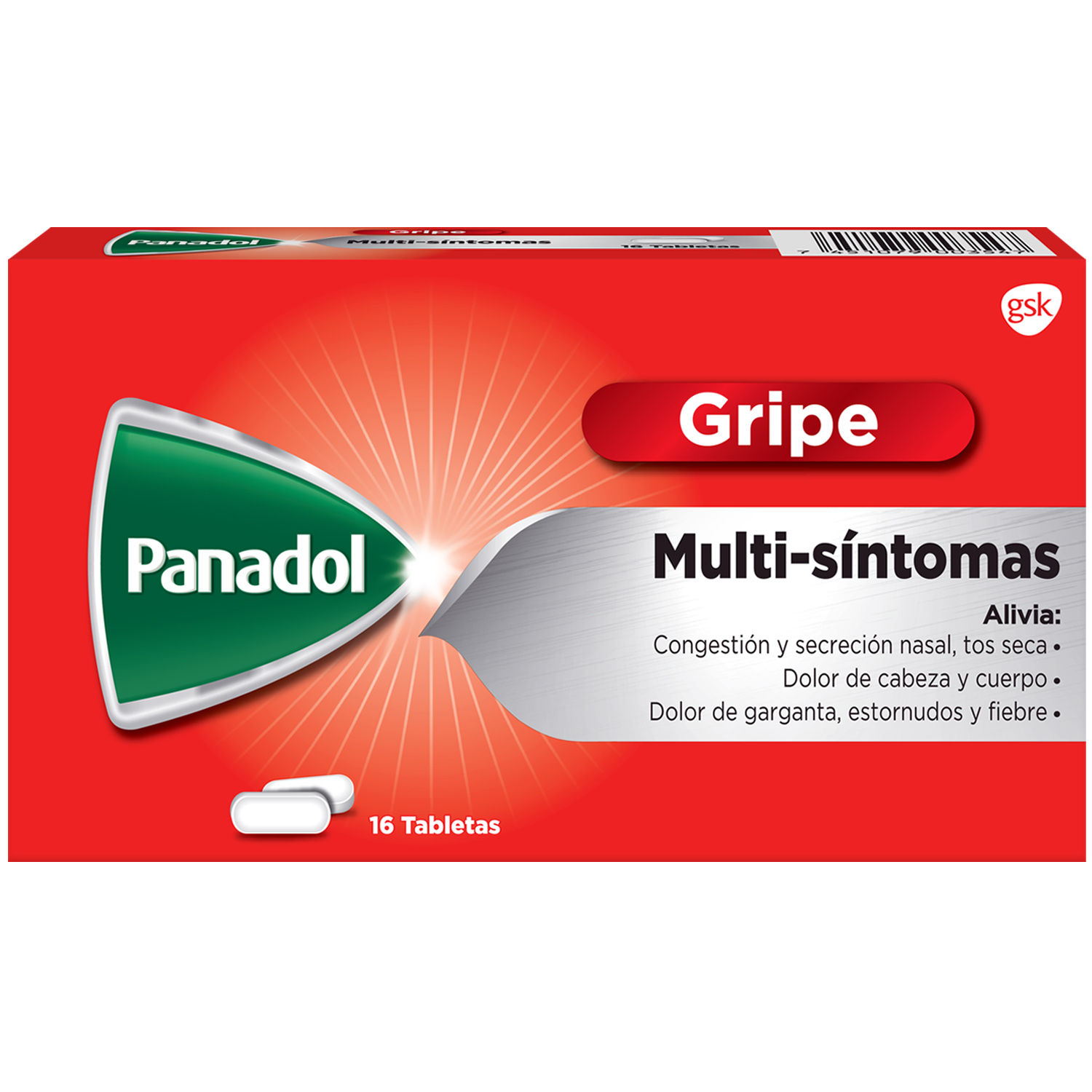 Antigripal Adulto Multisintomas Tableta Panadol