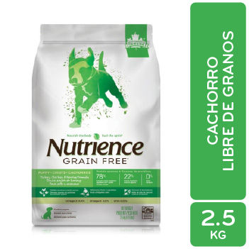 ALIMENTO PERRO ADULTO SECO PAVO Y POLLO RAZA PEQUEÑA LIBRE DE GRANOS NUTRIENCE