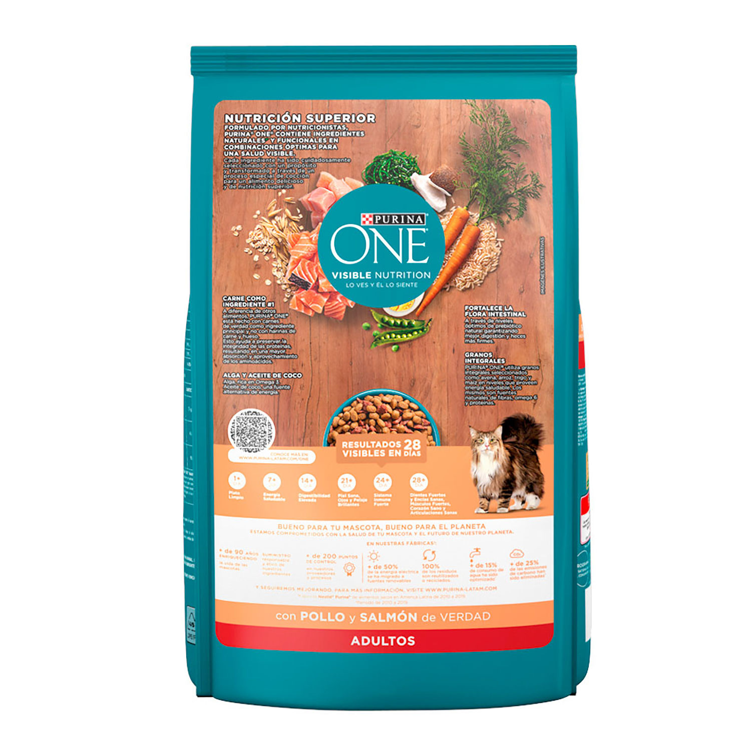 Alimento Gato Adulto Seco Salmon One Bolsa 7 Kg