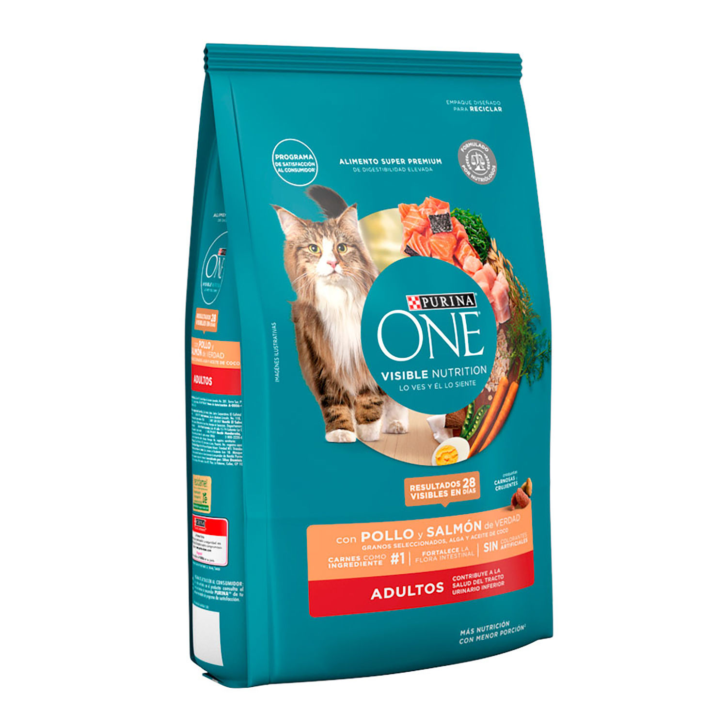 Alimento Gato Adulto Seco Salmon One Bolsa 7 Kg