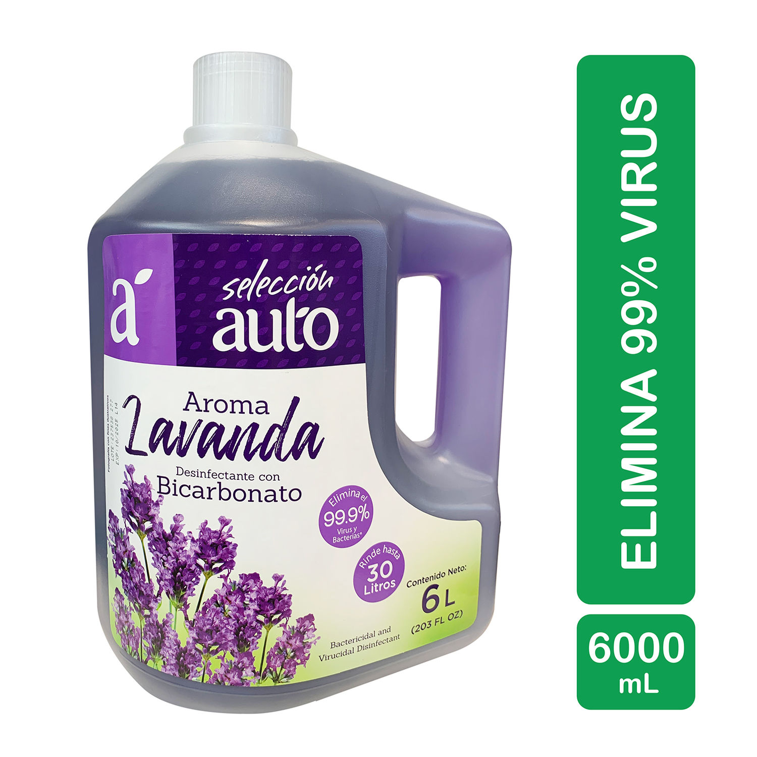 Desinfectante Liquido Lavanda Selección Auto Envase 6000 Ml