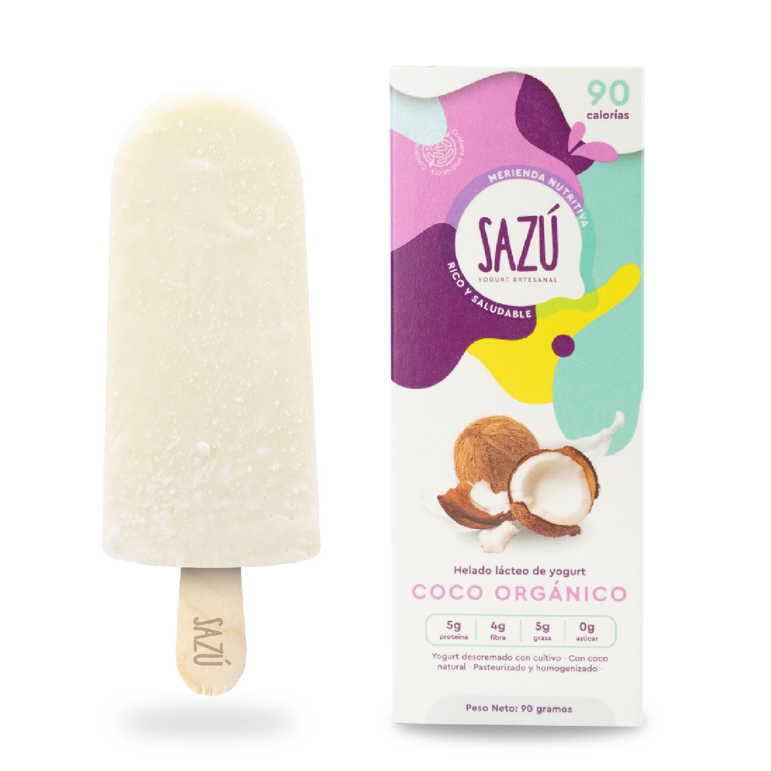 Paleta Yogurt Coco Sazu