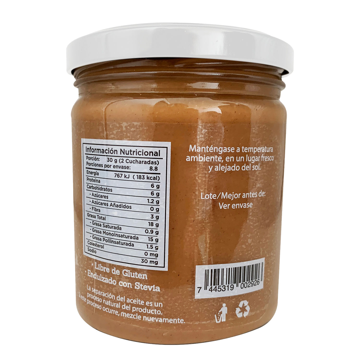 Crema De Avellanas Y Almendras Envase 265 G