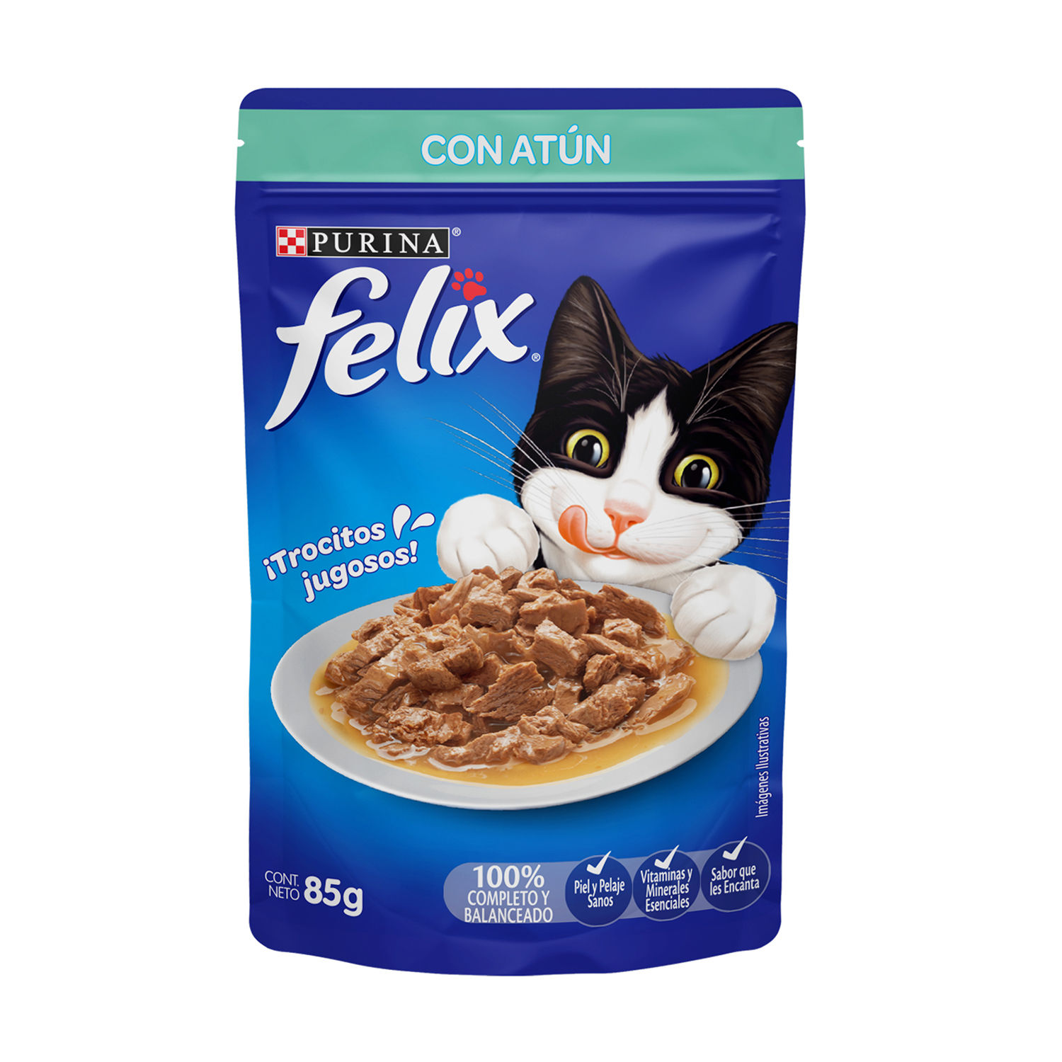 Alimento Gato Adulto Humedo Atun 12 Unid Felix
