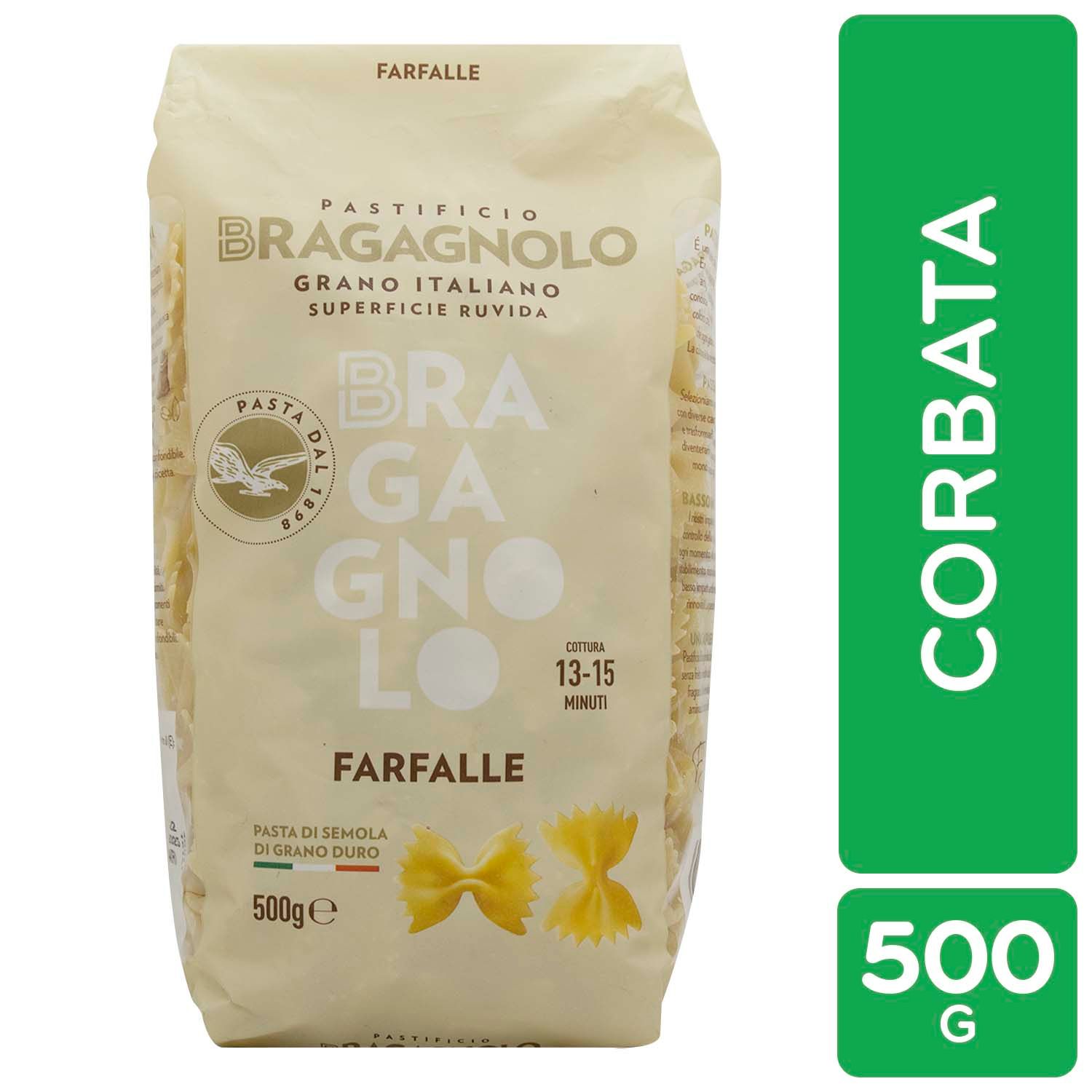 Pasta Alimenticia Corbata Bragagnolo