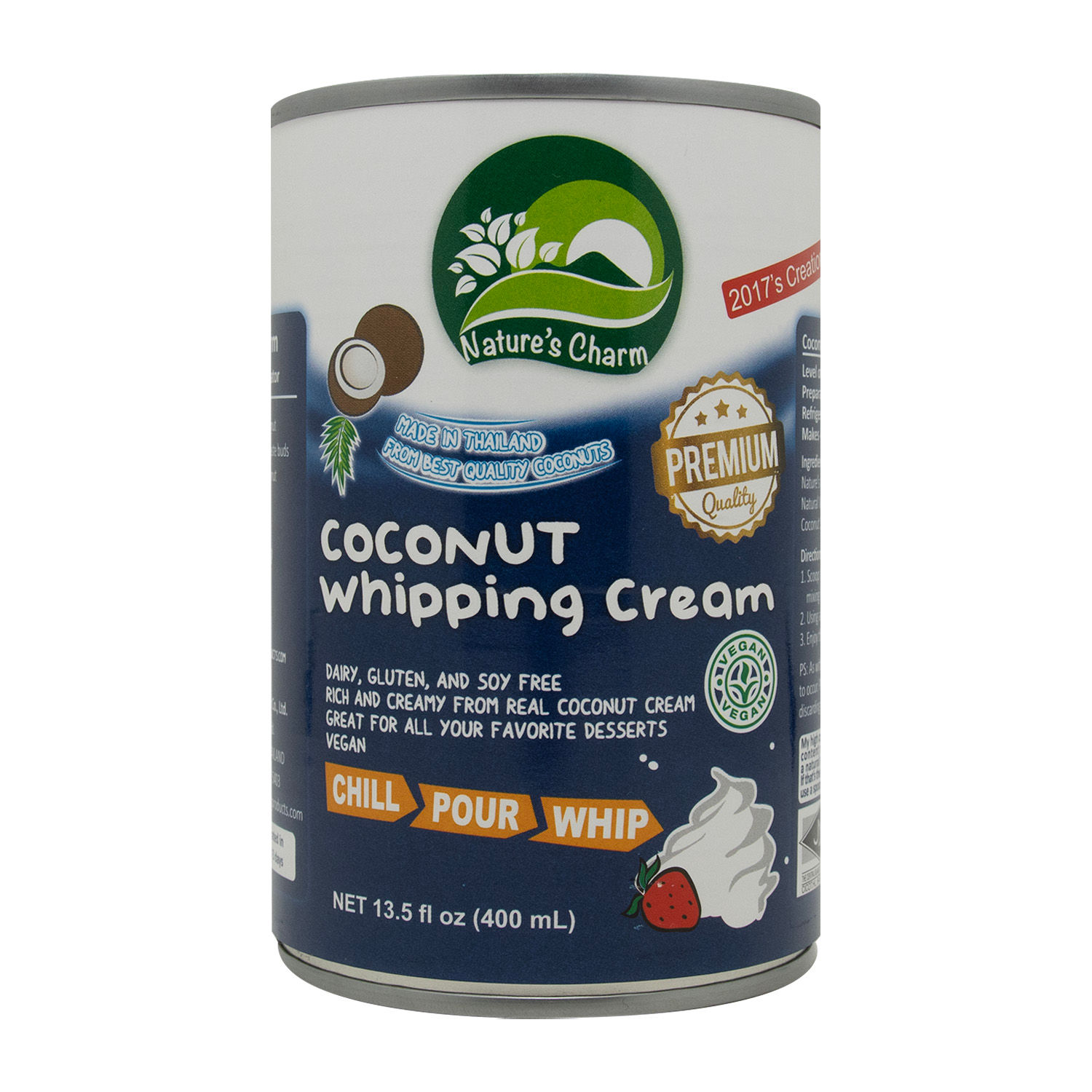 Crema Batida A Base De Coco Natures Charm