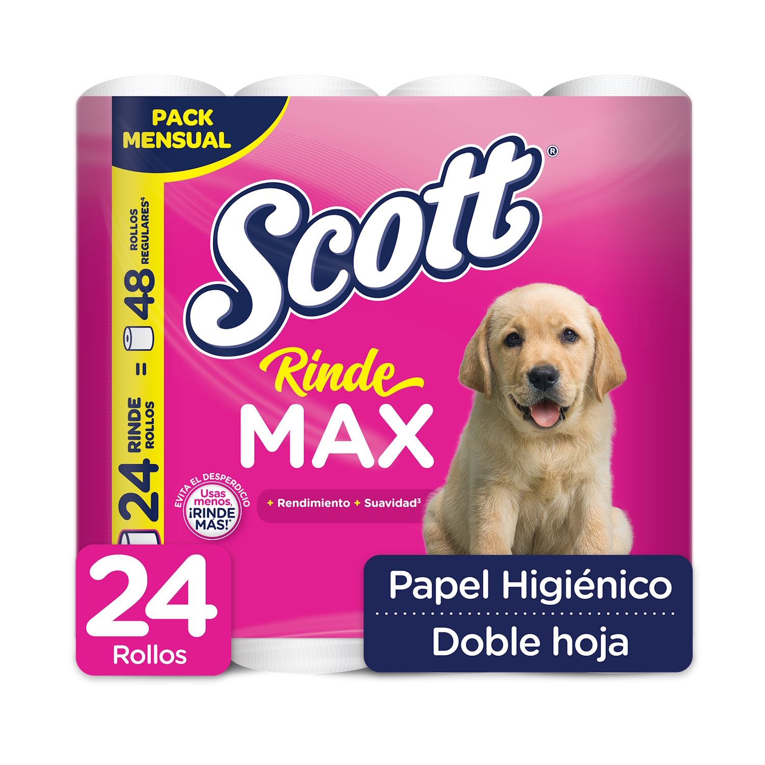 Papel Higienico Doble Hoja Rindemax 2632,5 G Scott