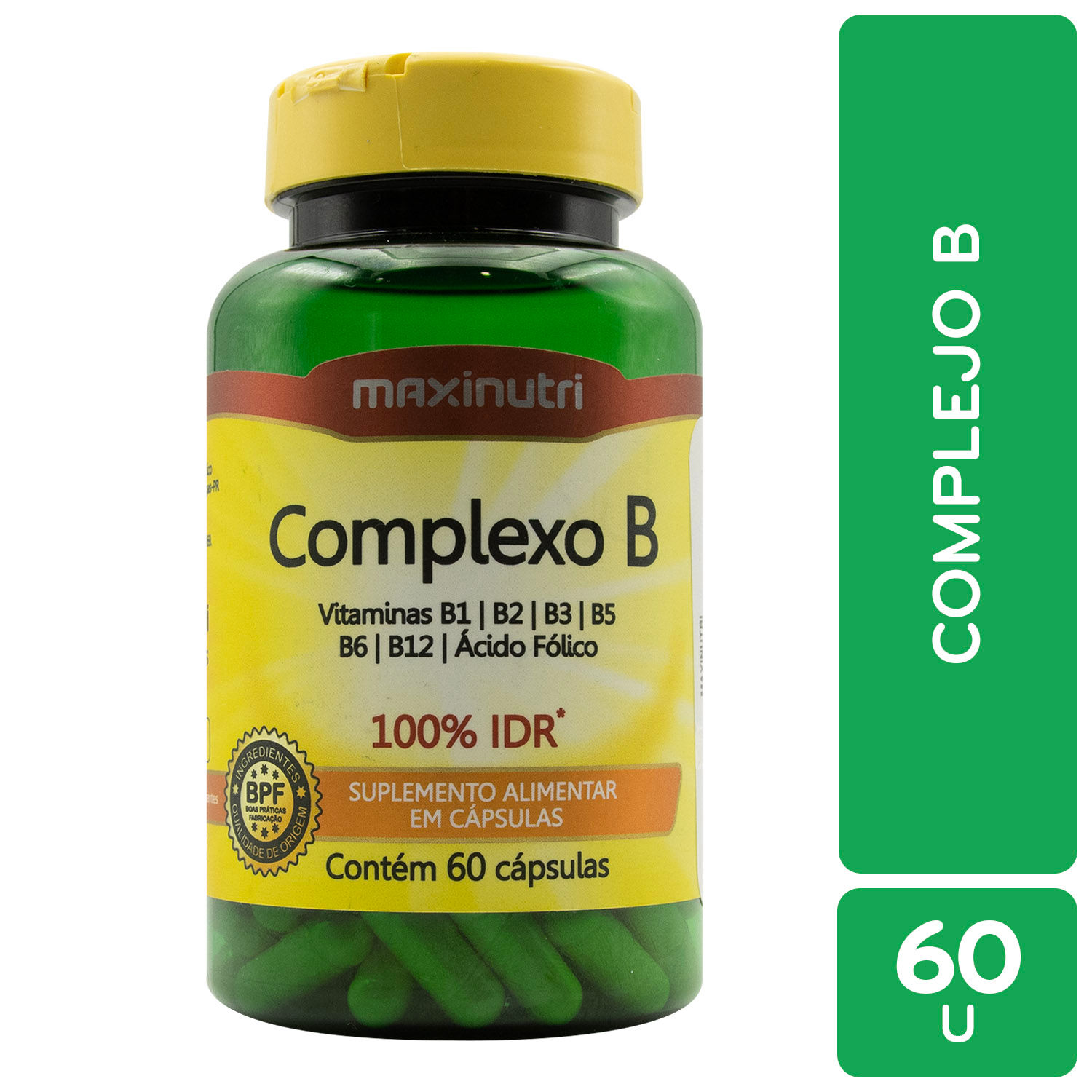 Suplemento Alimenticio Adulto Capsula Complejo B Maxinutri