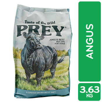 ALIMENTO PERRO ADULTO SECO ANGUS LIBRE DE GRANOS TASTE OF THE WILD PREY