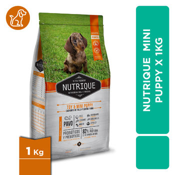 ALIMENTO PERRO CACHORRO SECO MINI LIBRE DE TRIGO NUTRIQUE