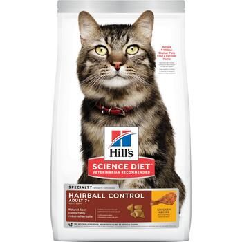 ALIMENTO GATO SECO SENIOR BOLA DE PELO HILLS SCIENCE DIET