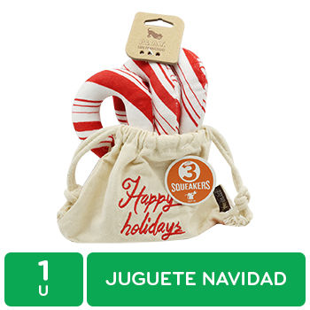 PELUCHE PERRO SACO NAVIDAD PET PLAY