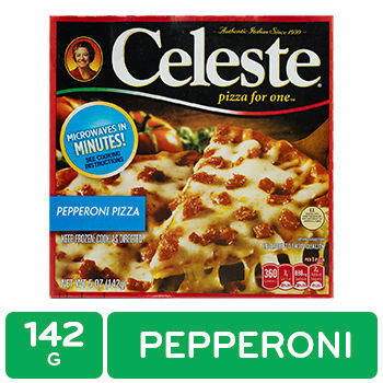 Celeste Pizza Pepperoni Congelada 142 g