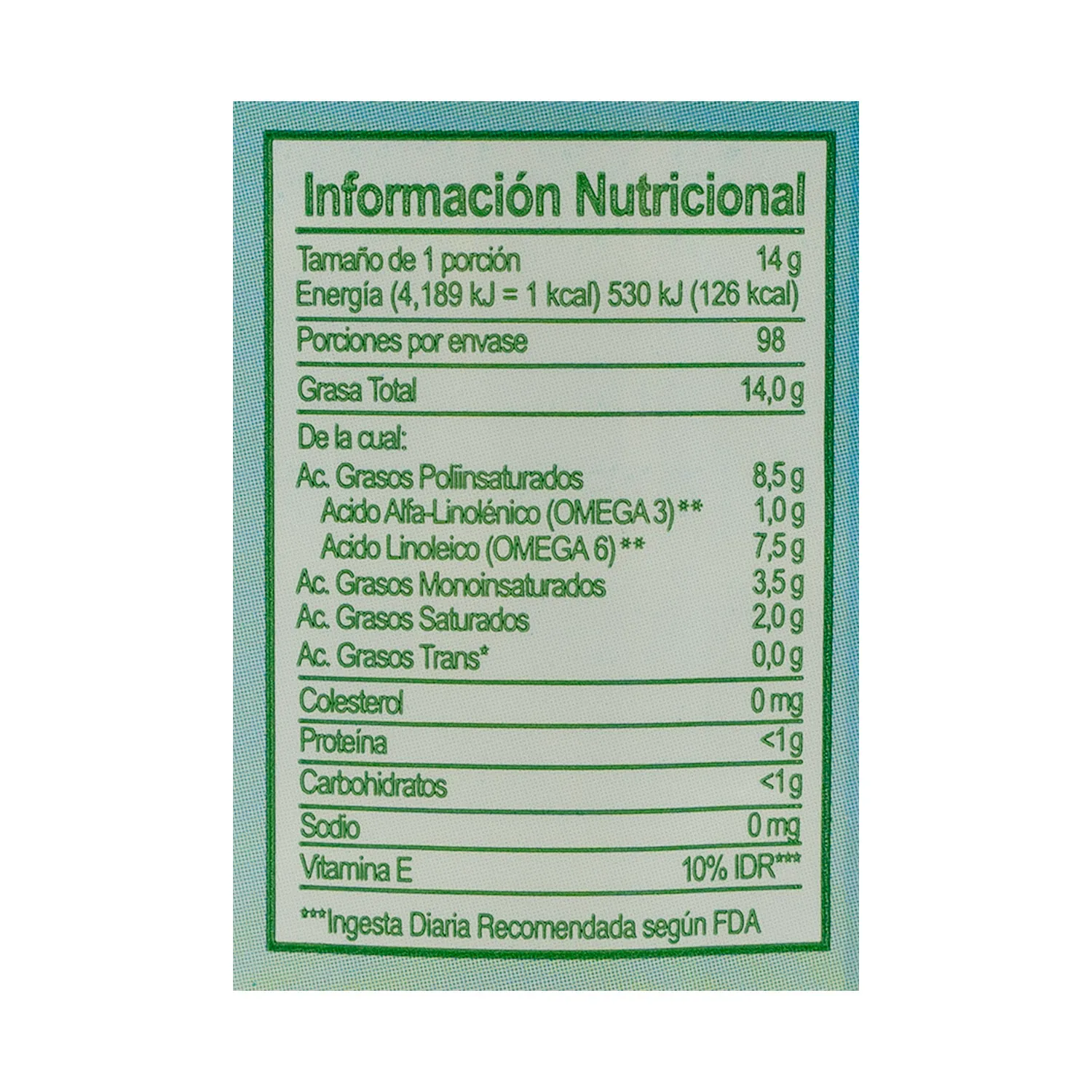 Aceite Soya Capullo
