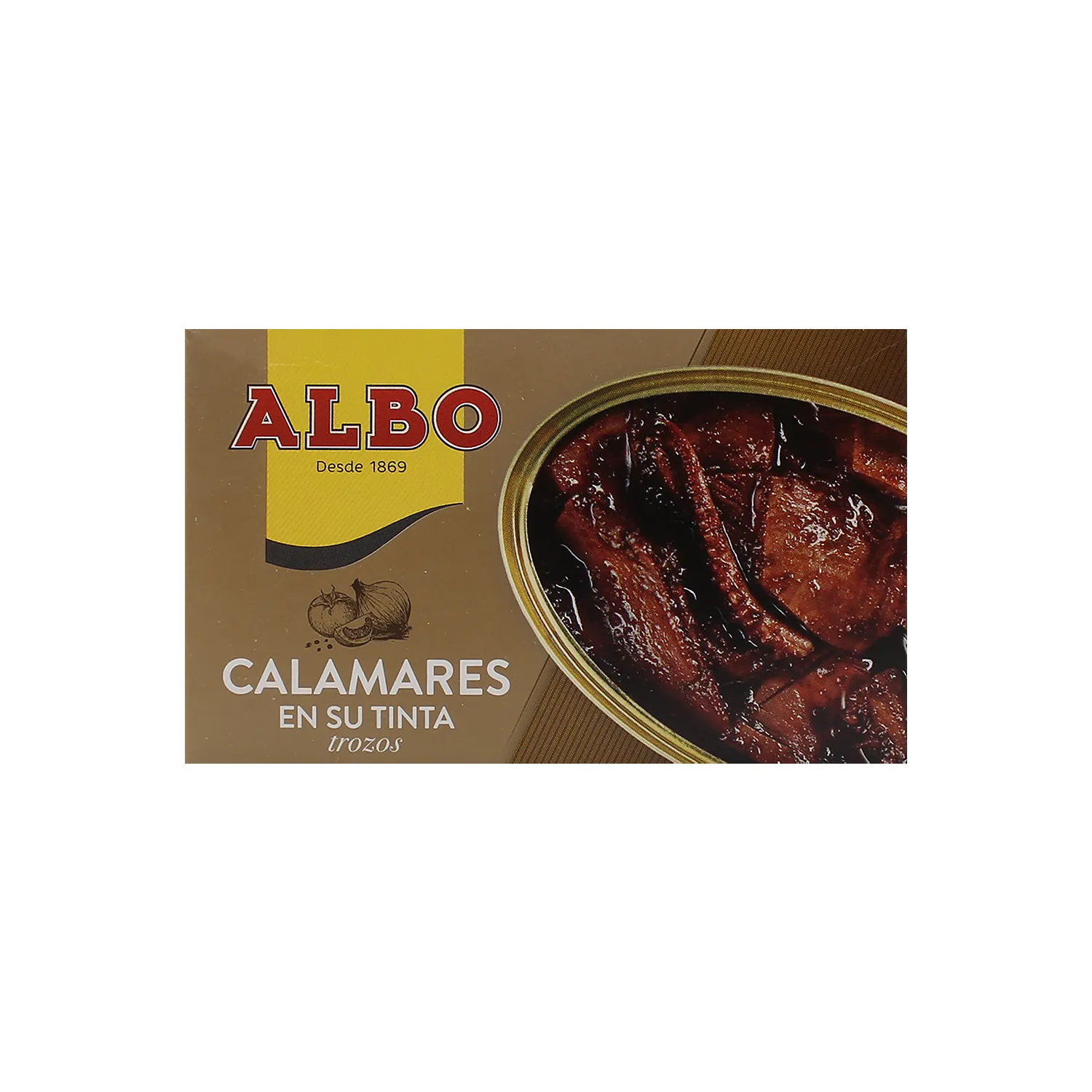 Calamar En Su Tinta Albo Caja 112 G