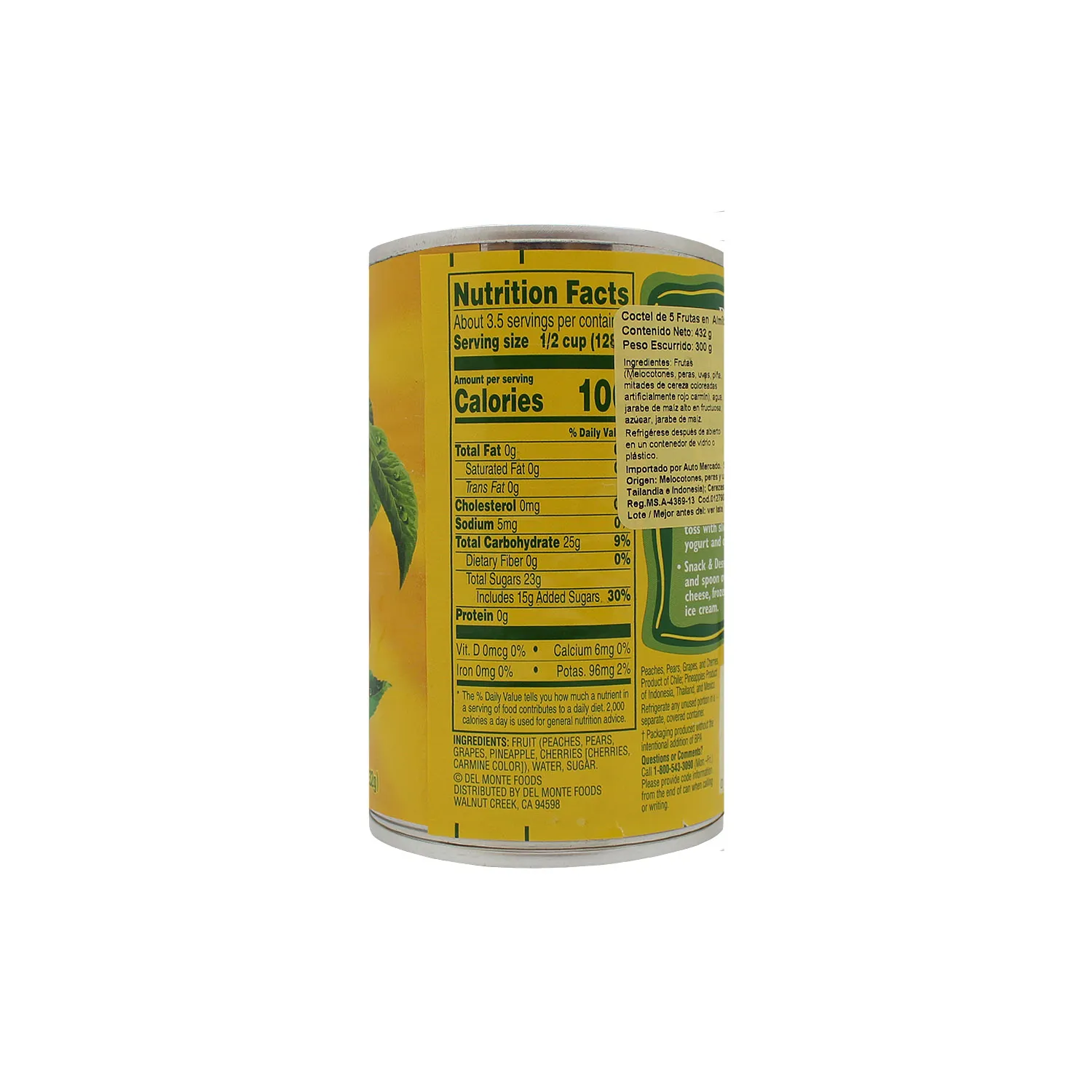 Coctel De Fruta Del Monte Lata 432 G