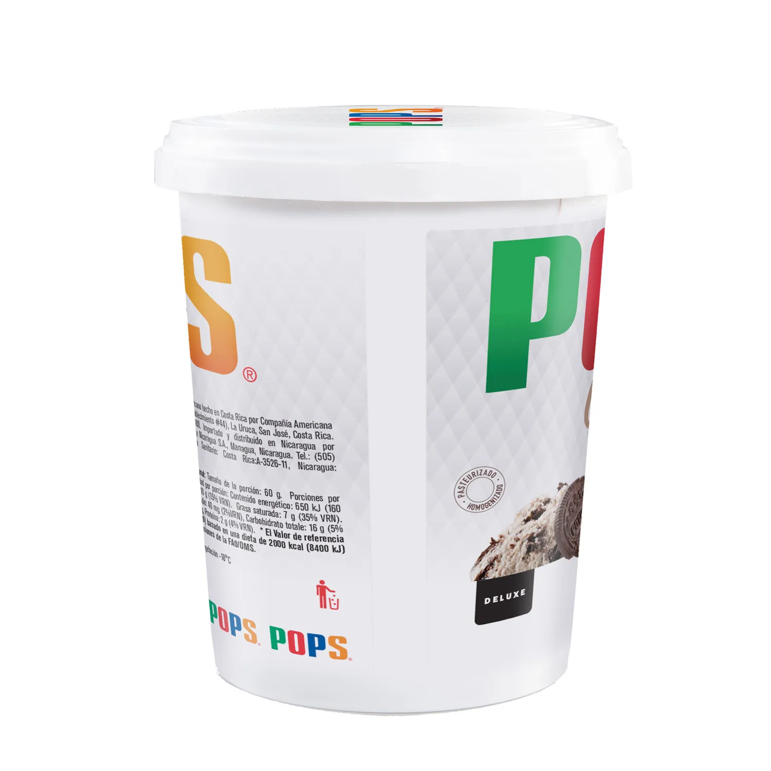 Helado Galleta Pops Envase 536 G