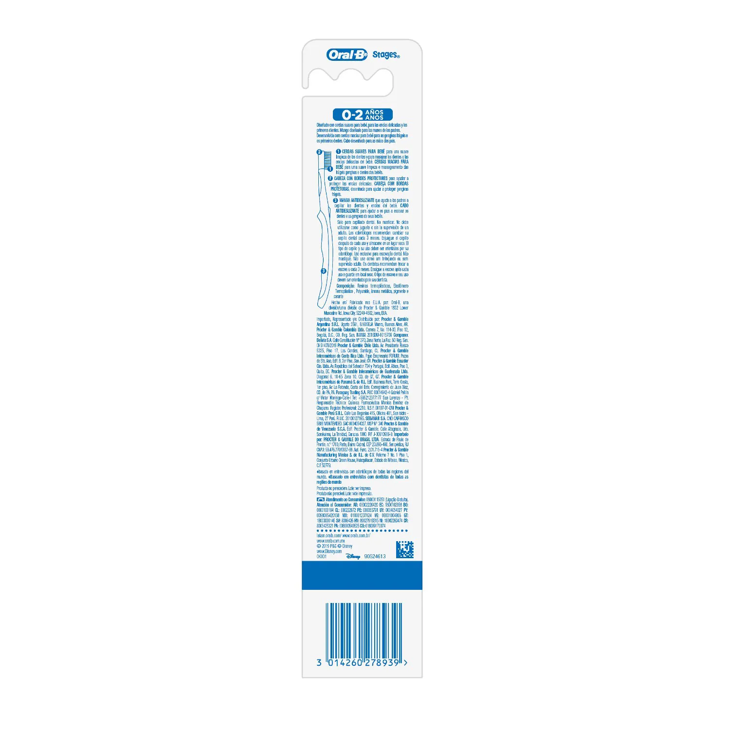 Cepillo Dental Clasico 4-24 Meses Suave Oral Blister 1 Unid