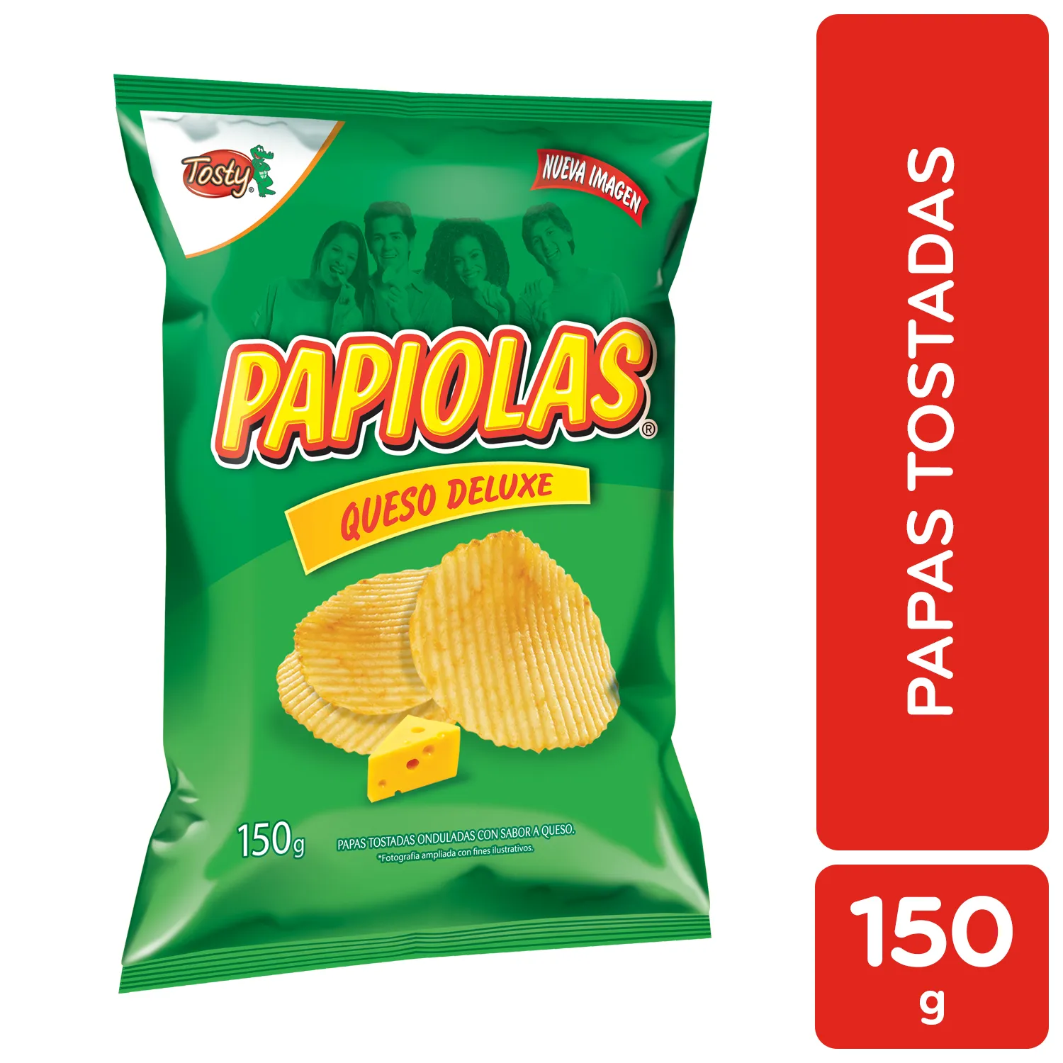 Papa Tostada Papiolas Deluxe Tosty Paquete 150 G