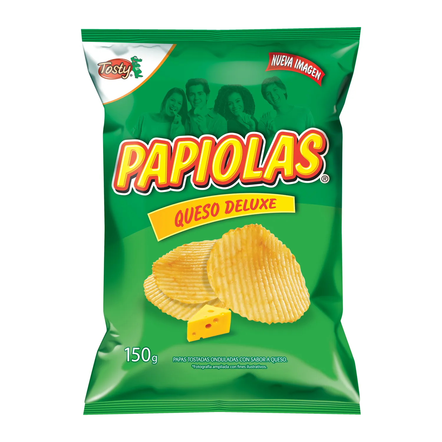 Papa Tostada Papiolas Deluxe Tosty Paquete 150 G