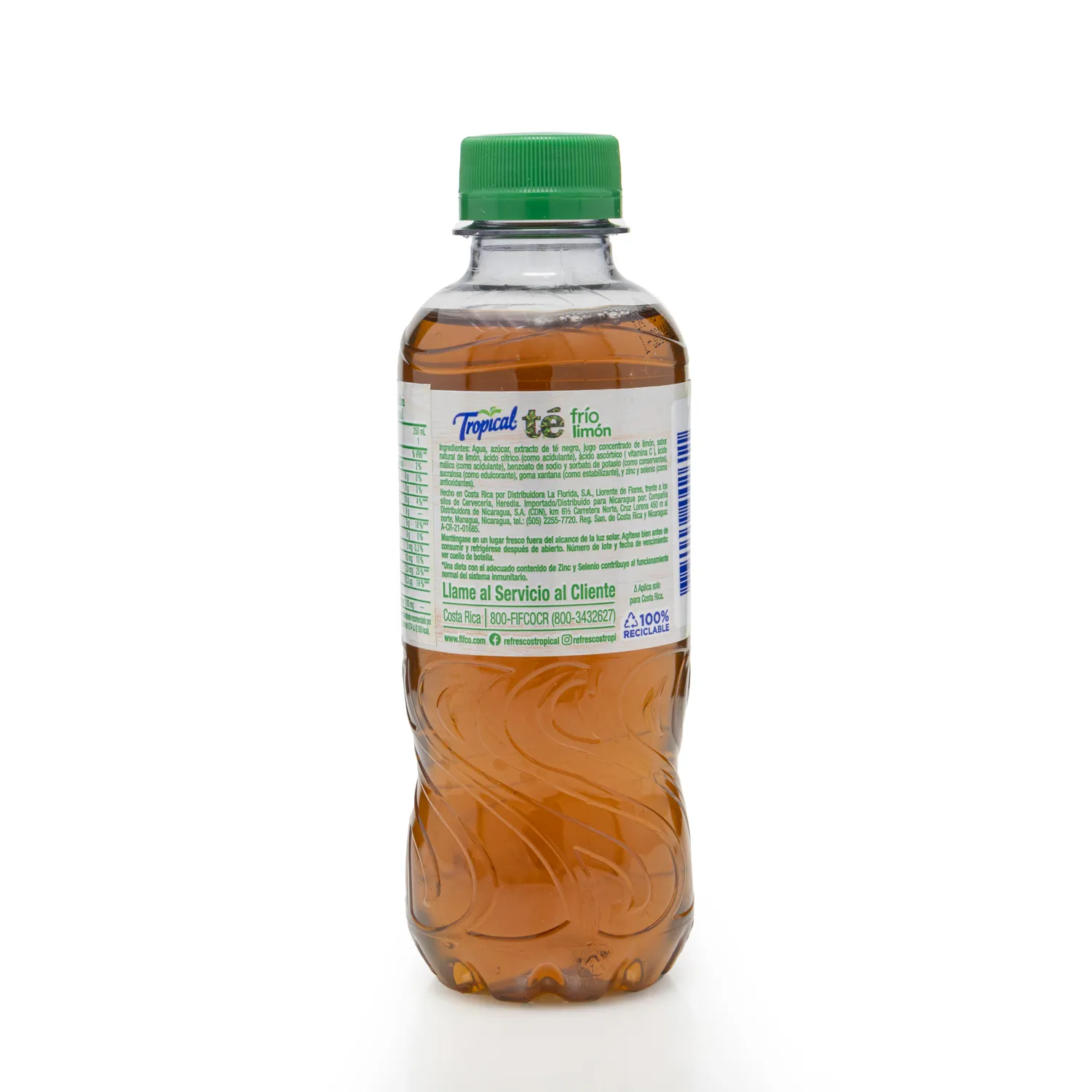 Bebida Te Líquido Limón Tropical Botella 250 Ml