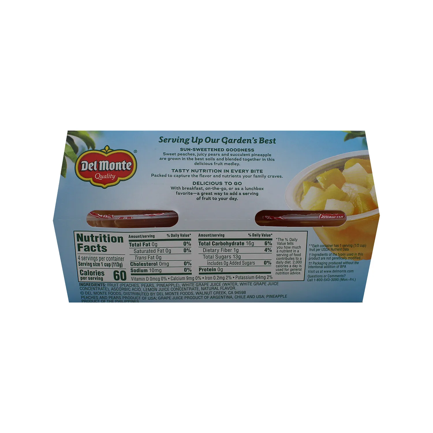 Coctel De Fruta Pack Del Monte Paquete 452 G