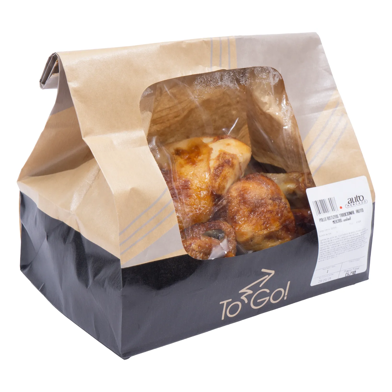 Pollo Rostizado Tradicional Auto Mercado Unidad
