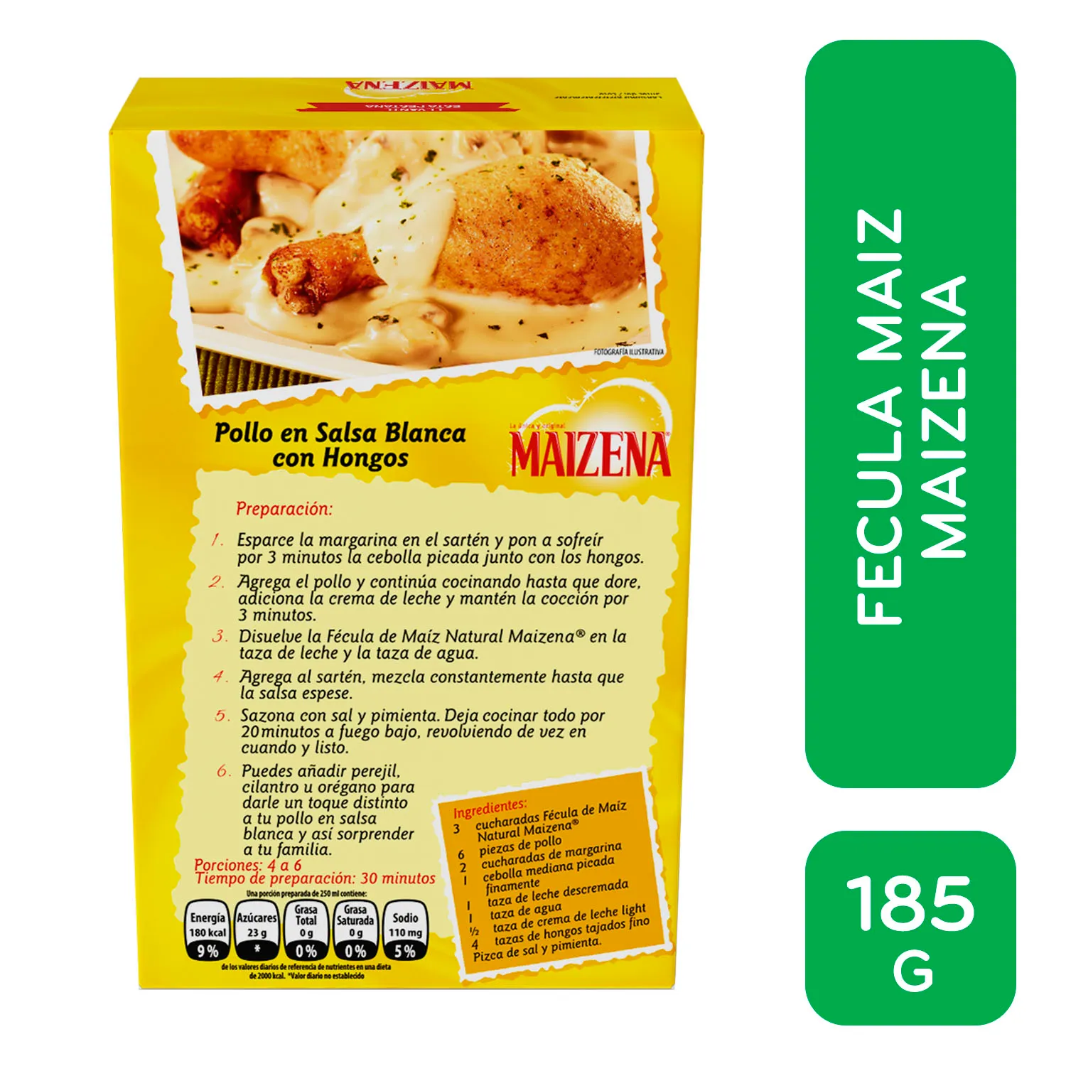 Fecula Maiz Maizena Caja 185 G