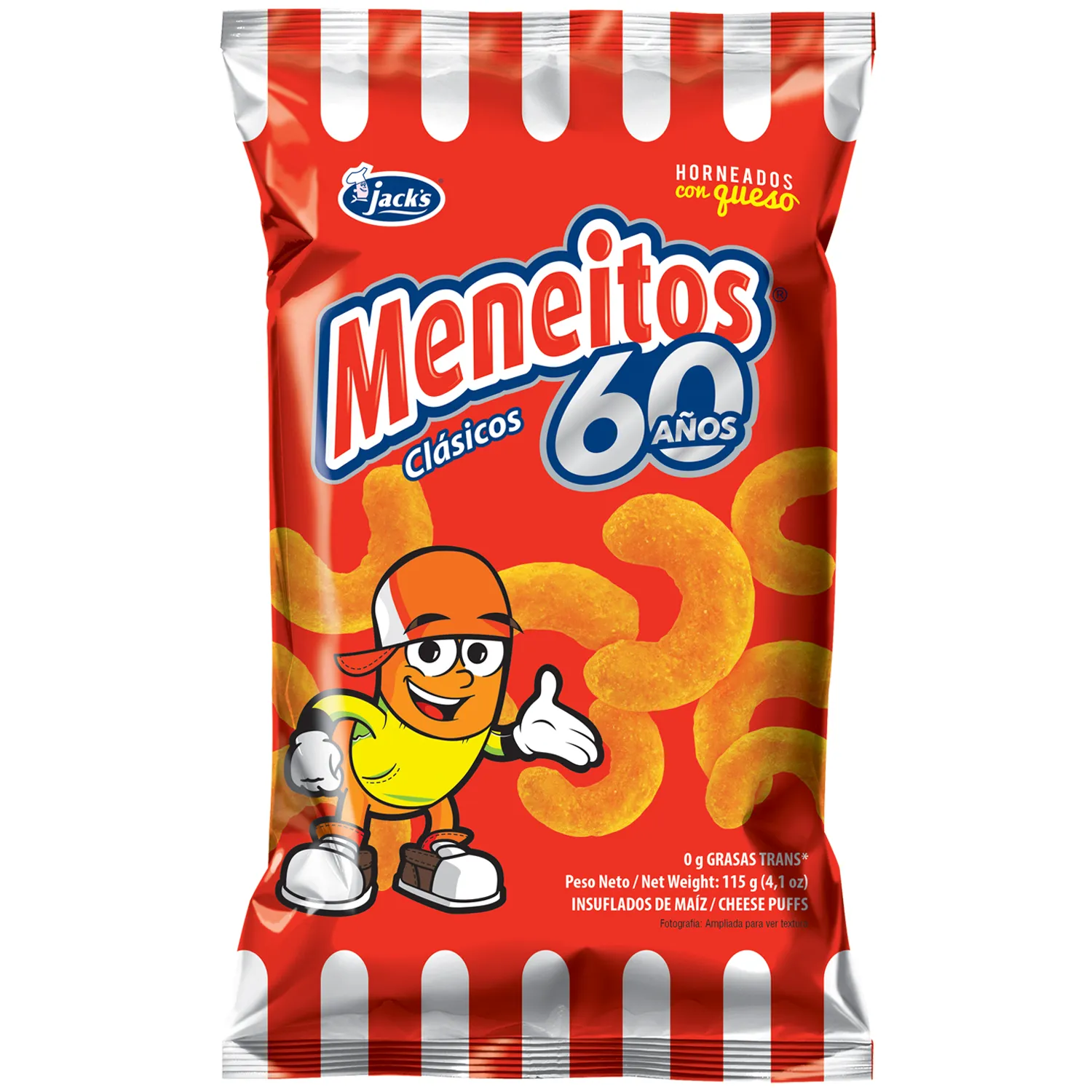 Bocadillo Meneito Queso Jacks Paquete 115 G