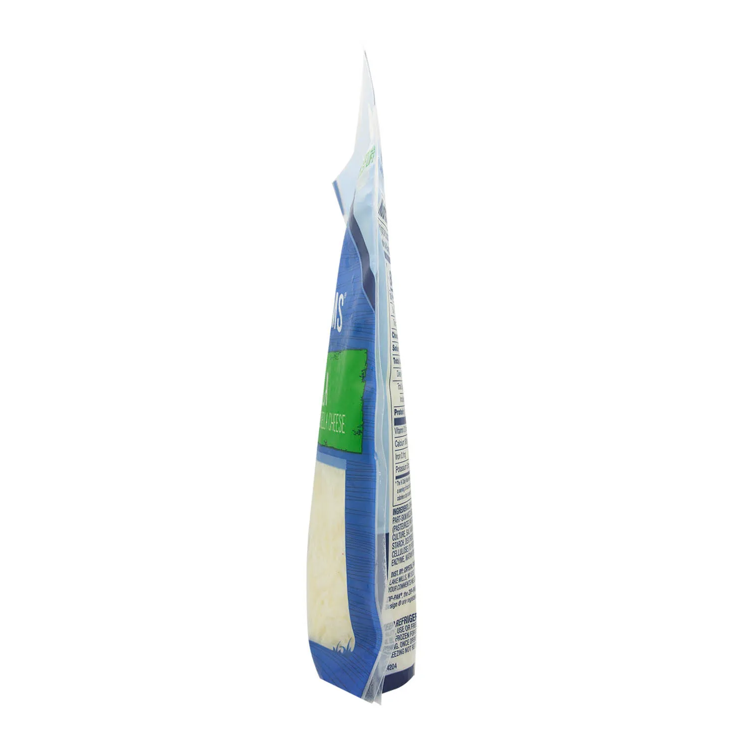 Queso Mozzarella Rallado Crystal Farms Paquete 226 G