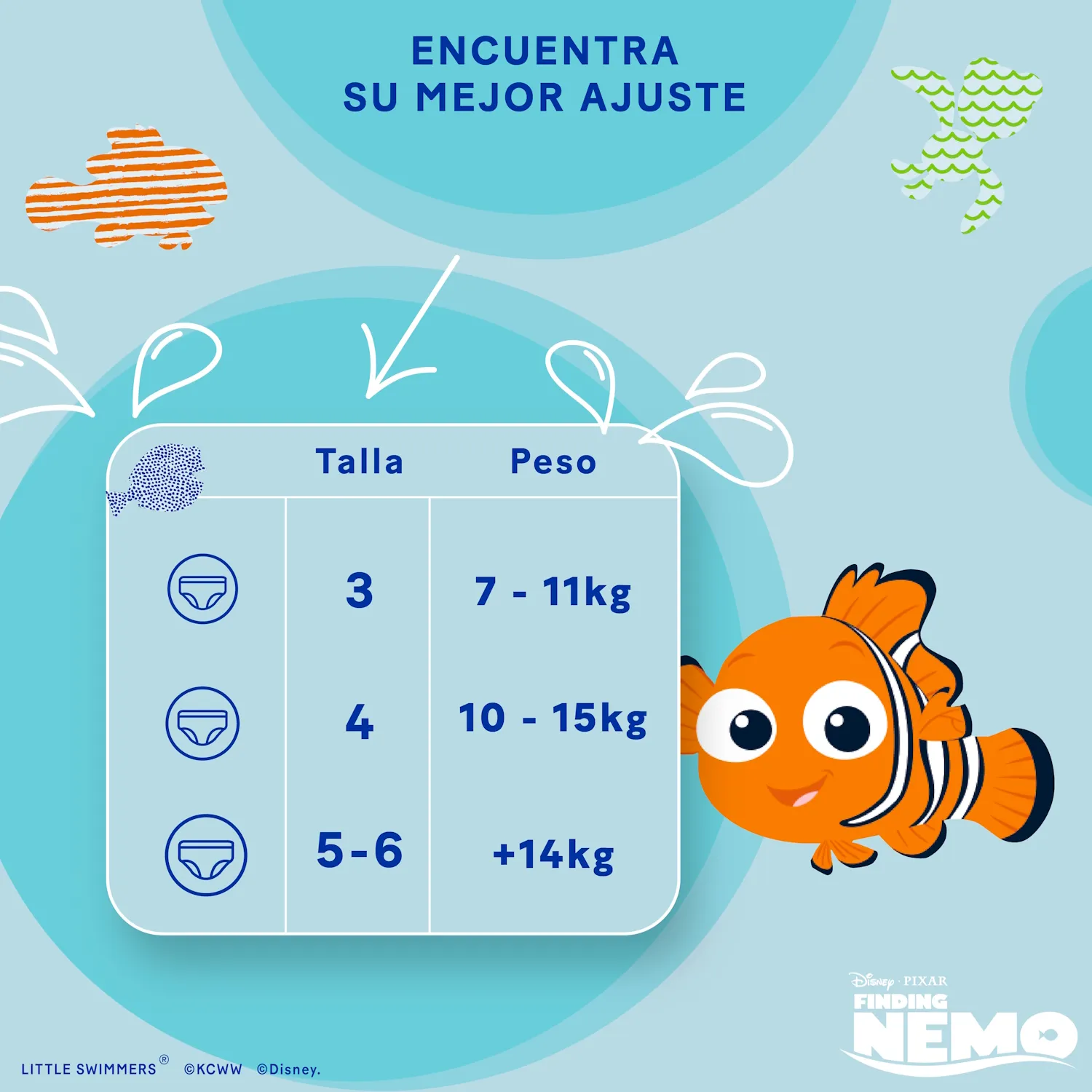Pañales Huggies Little Swimmers Talla P 12u