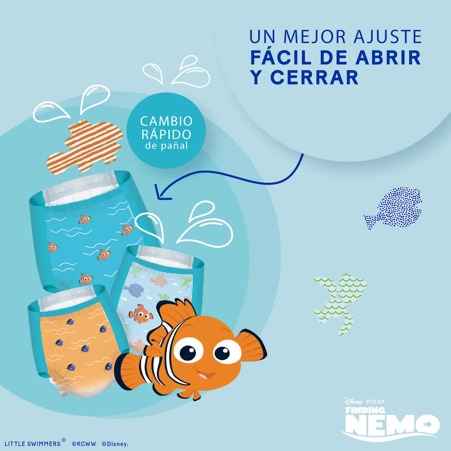 Pañales Huggies Little Swimmers Talla P 12u