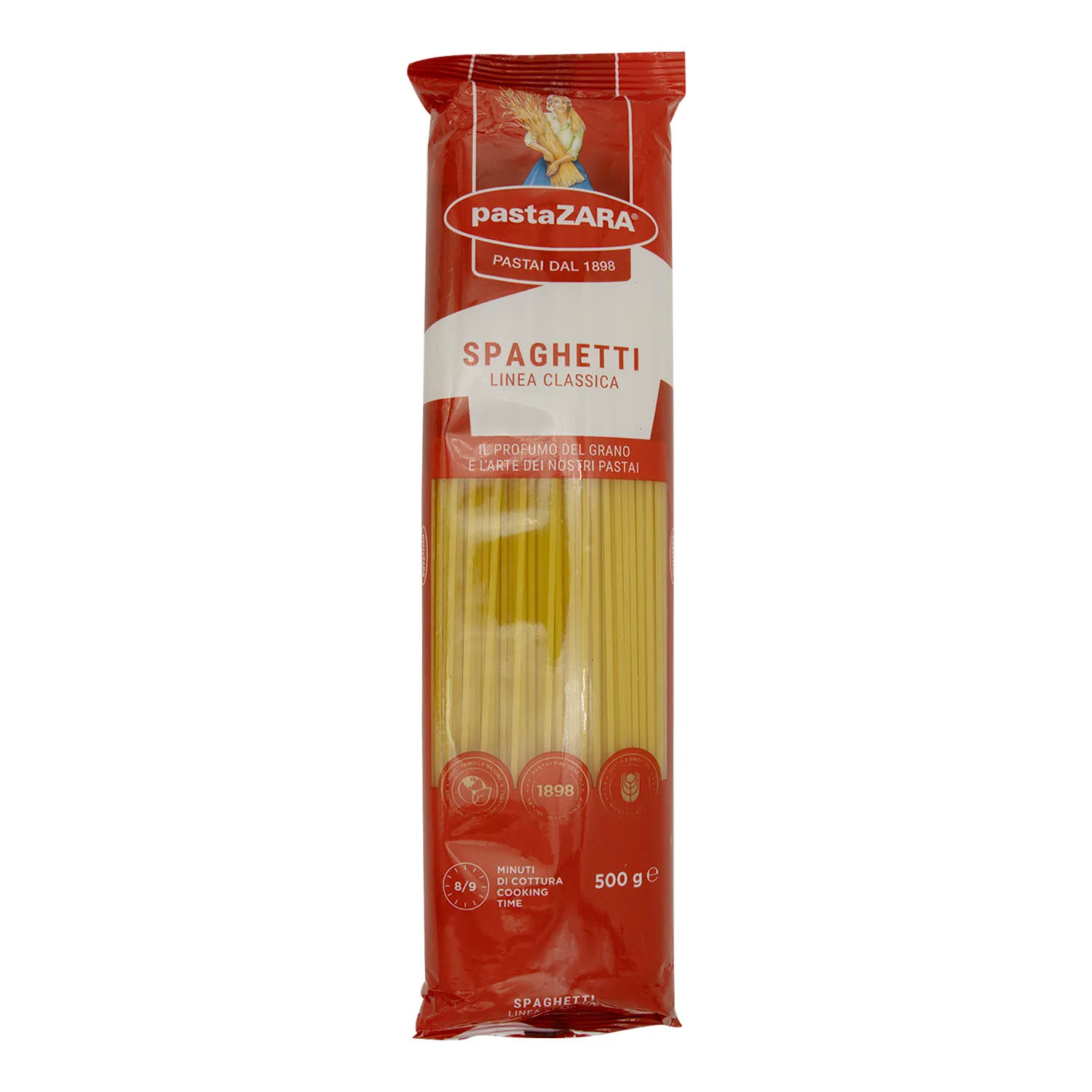 Pasta Alimenticia Spaguetti Pasta Zara Paquete 500 G