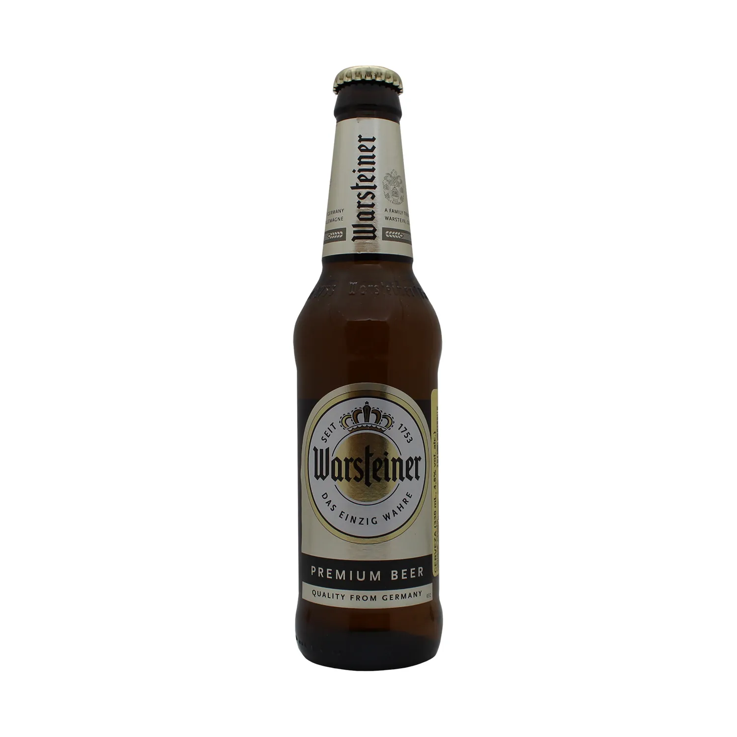 Cerveza Importada Alemania Warsteiner Botella 330 Ml