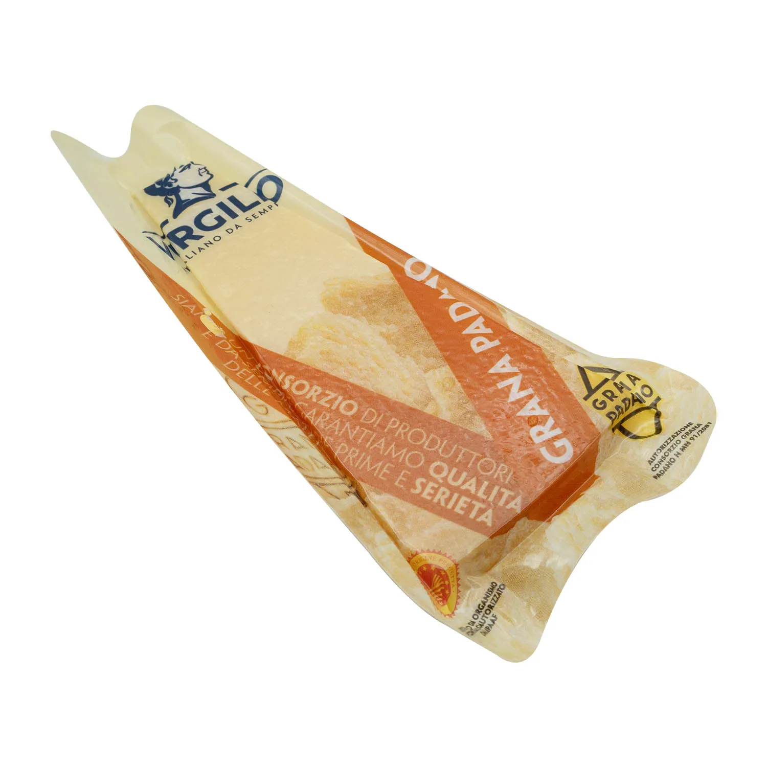 Queso Maduro Grana Padano Virgilio Paquete 200 G
