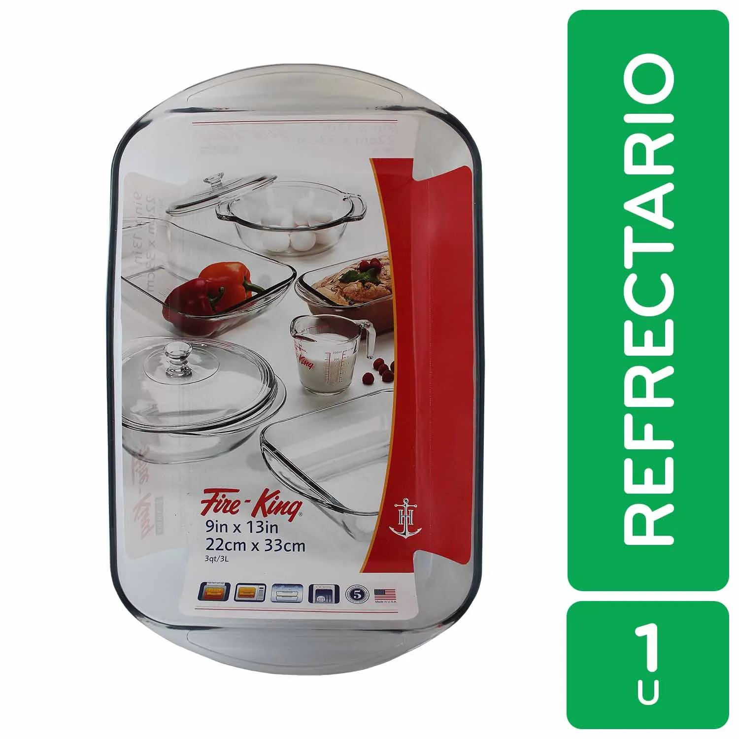 Cocina Refractario Fire King Unidad